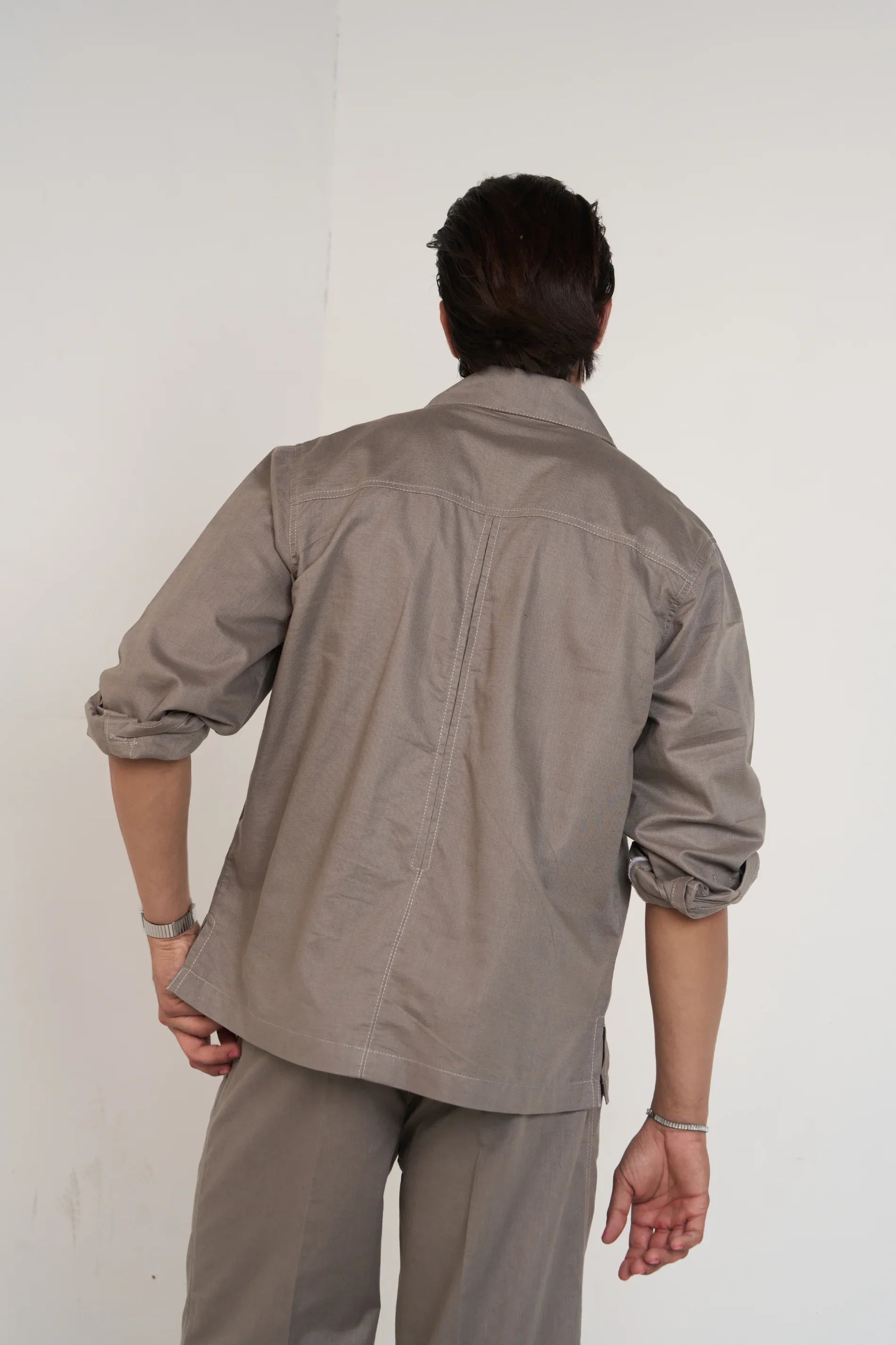 Grey Essential Men Co-ord Set