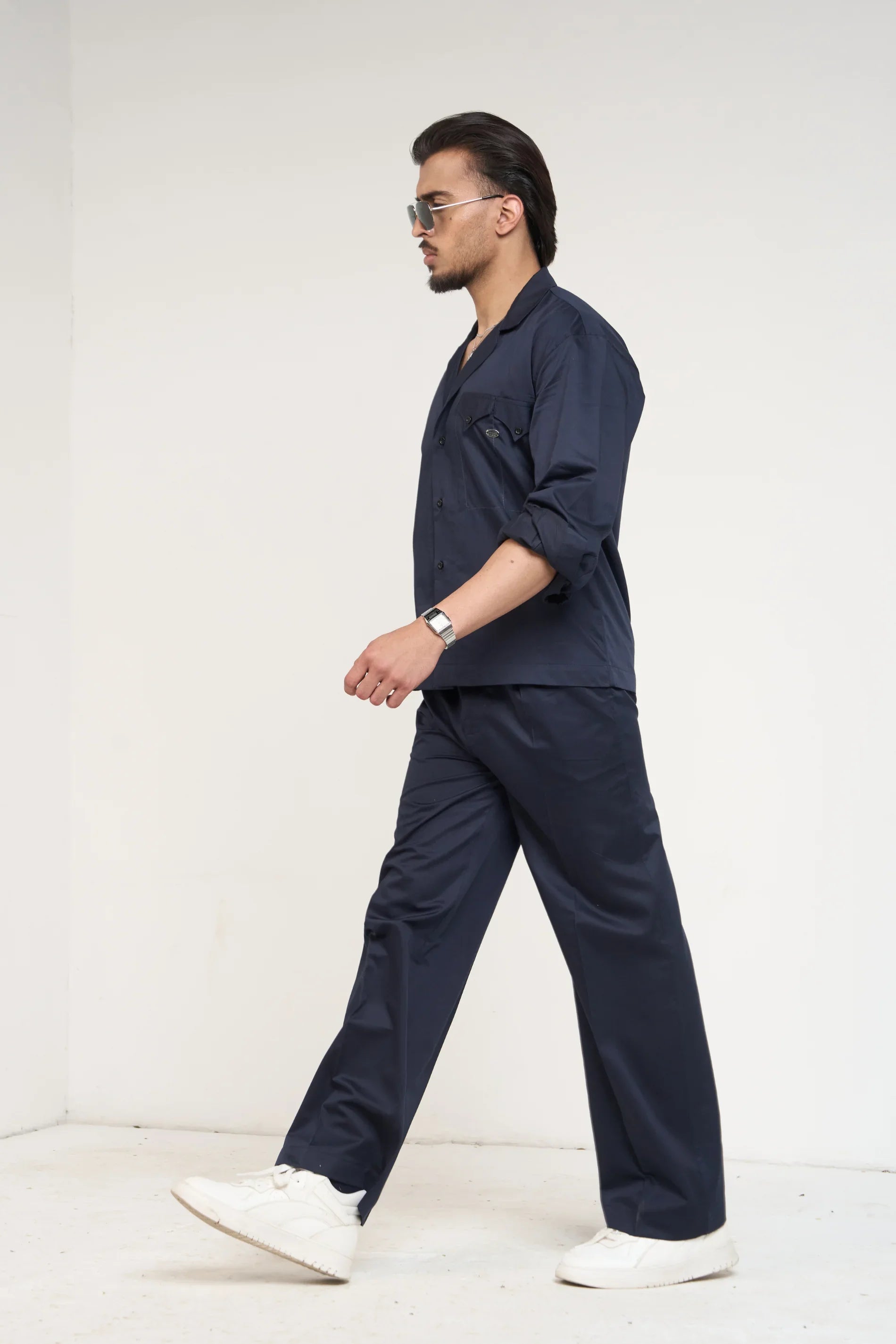 Navy Essential Men Co-ord Set -