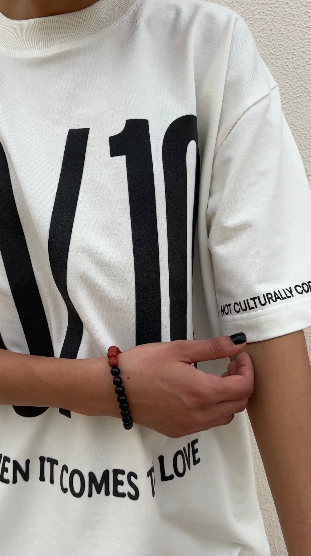 10/10 White Oversized T-Shirt