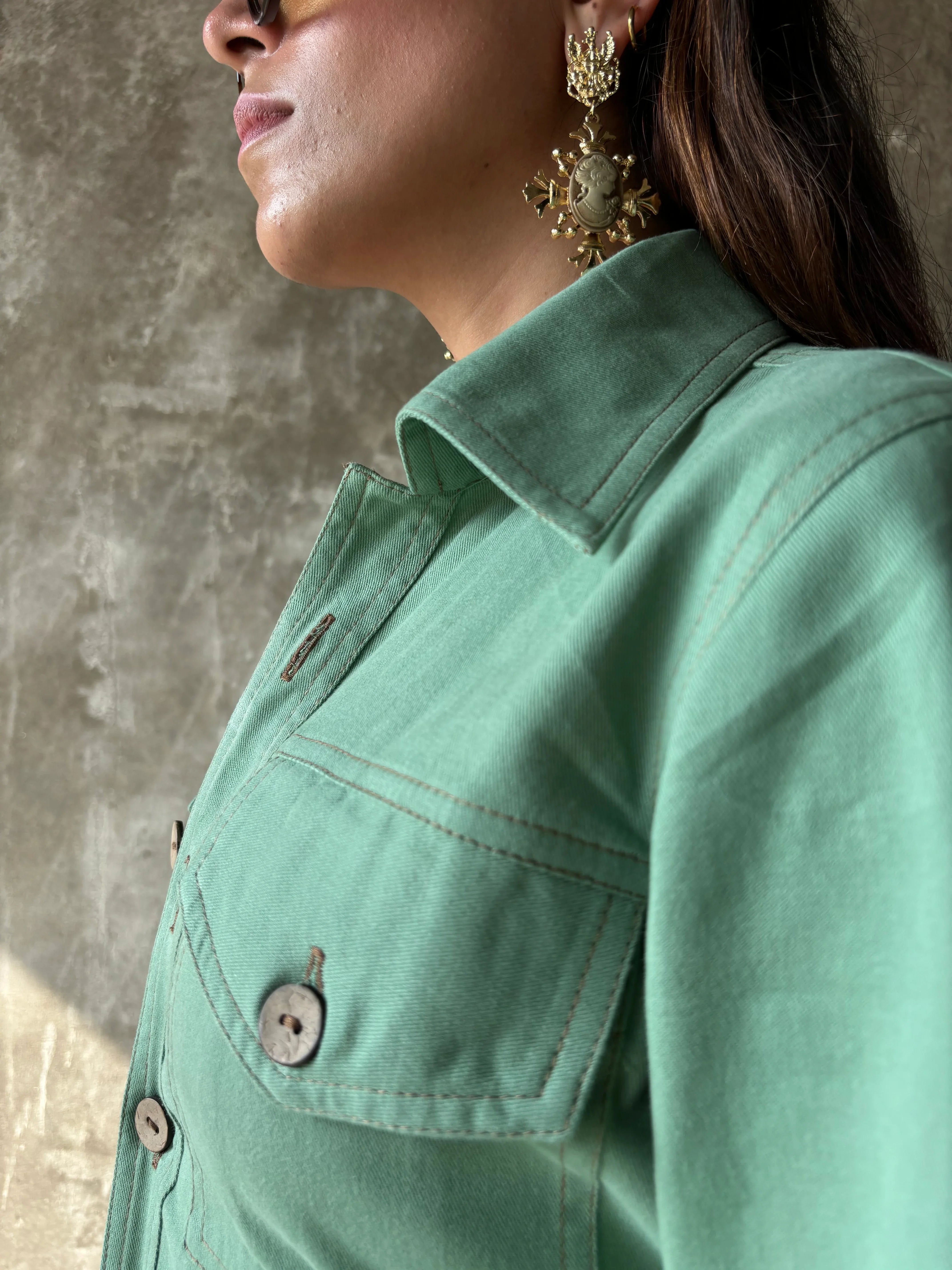 Vintage Green Co-ord Set