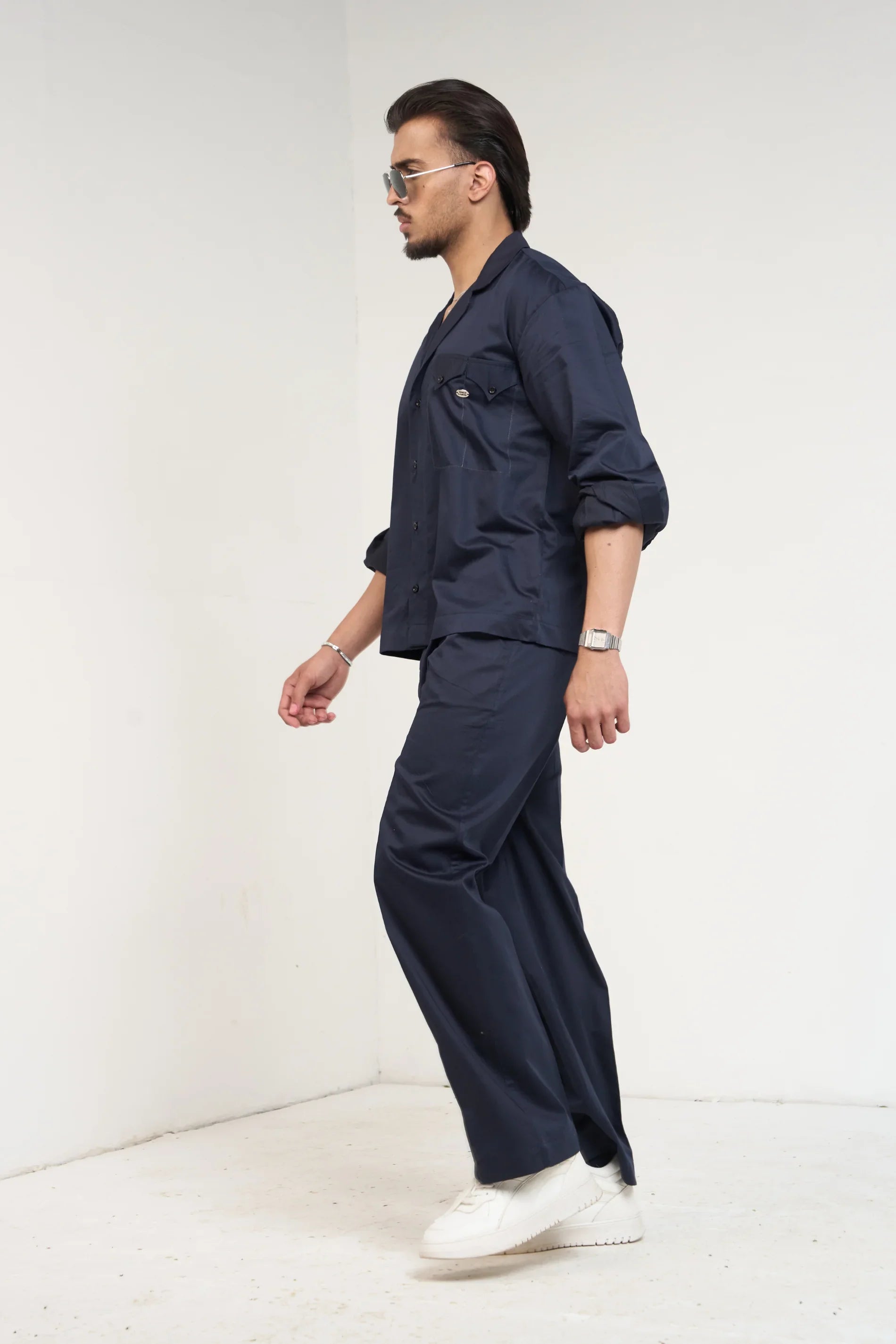 Navy Essential Men Co-ord Set -