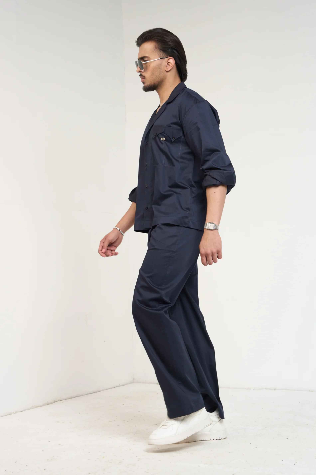 Navy Essential Men Co-ord Set -