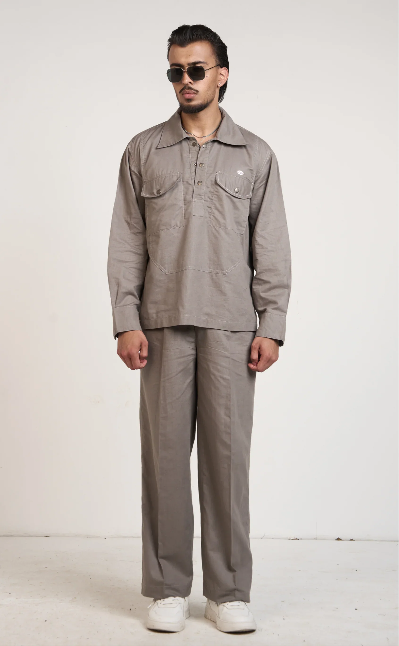Grey Essential Men Co-ord Set