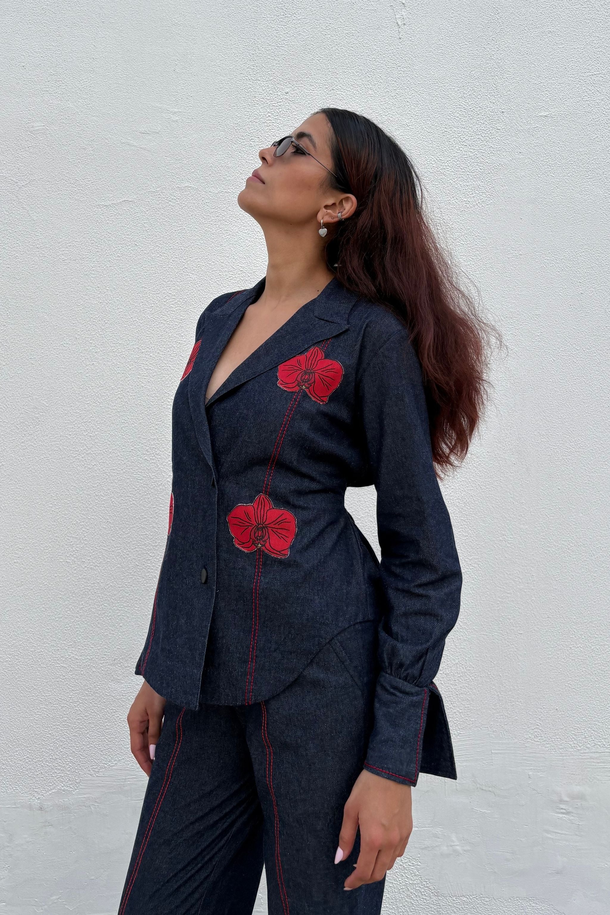 Orchid Blue Denim Set