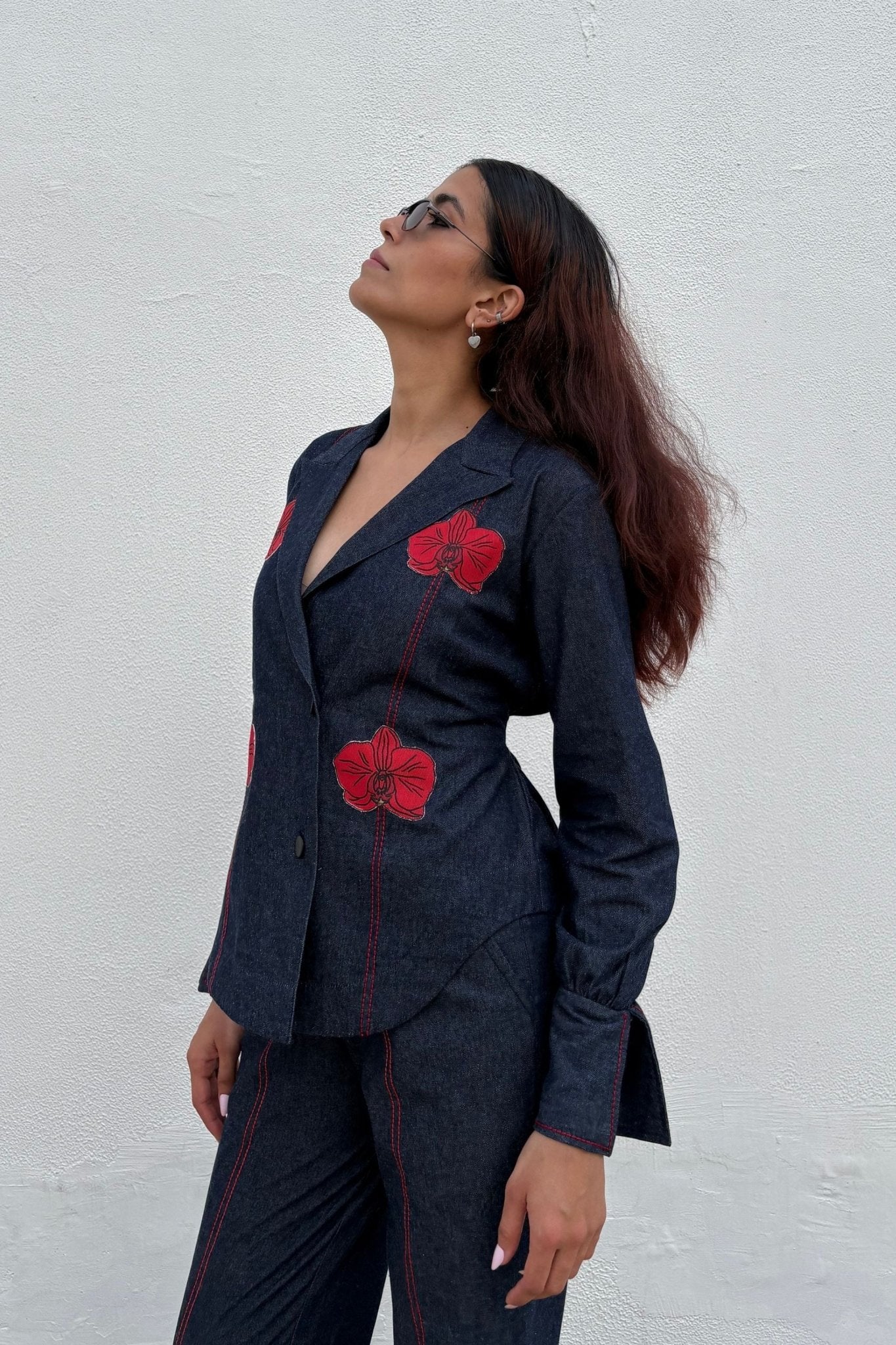 Orchid Blue Denim Set