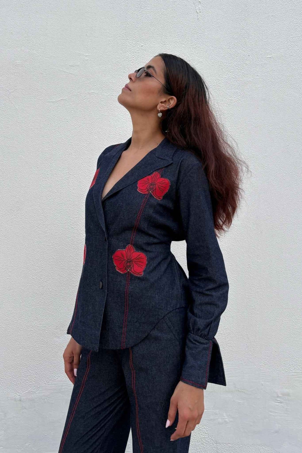 Orchid Blue Denim Set
