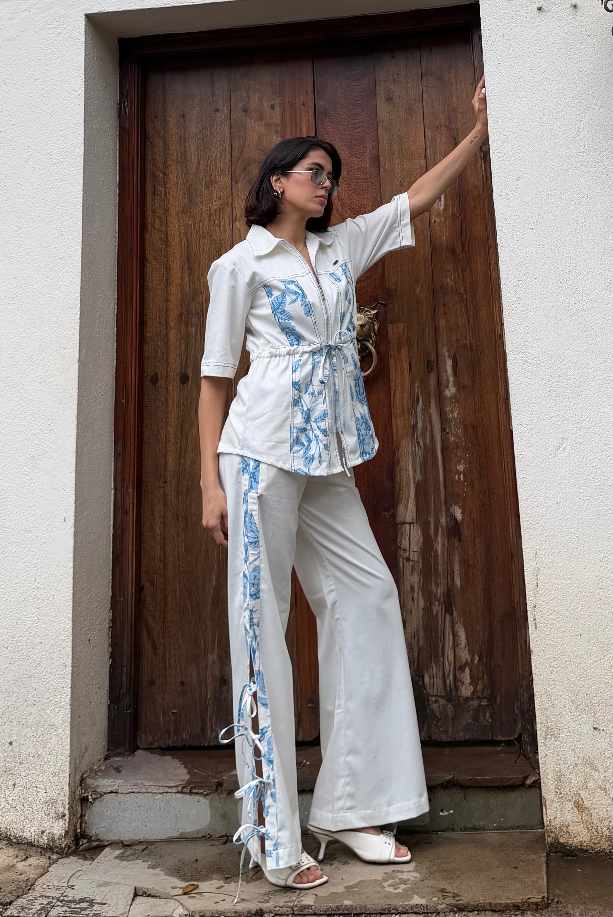 Flora Blue Women Set