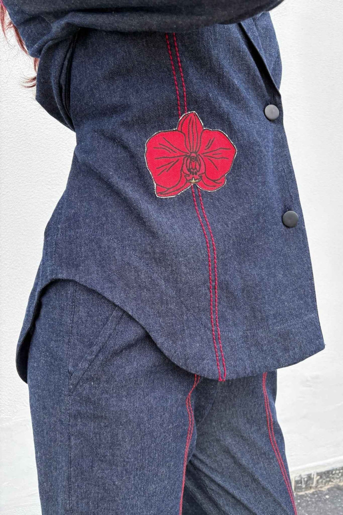 Orchid Blue Denim Set