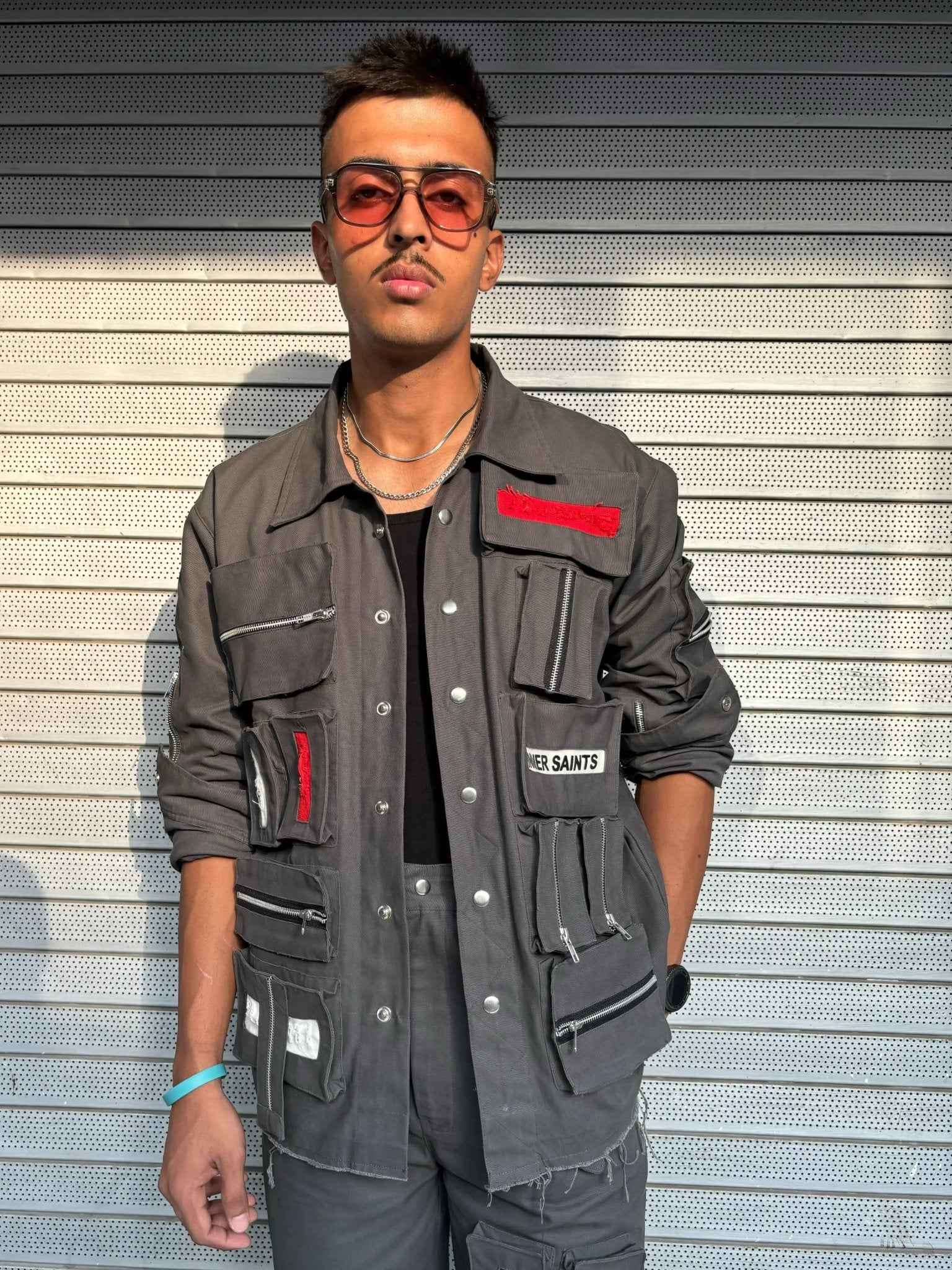 3D Box Grey Jacket & Pants