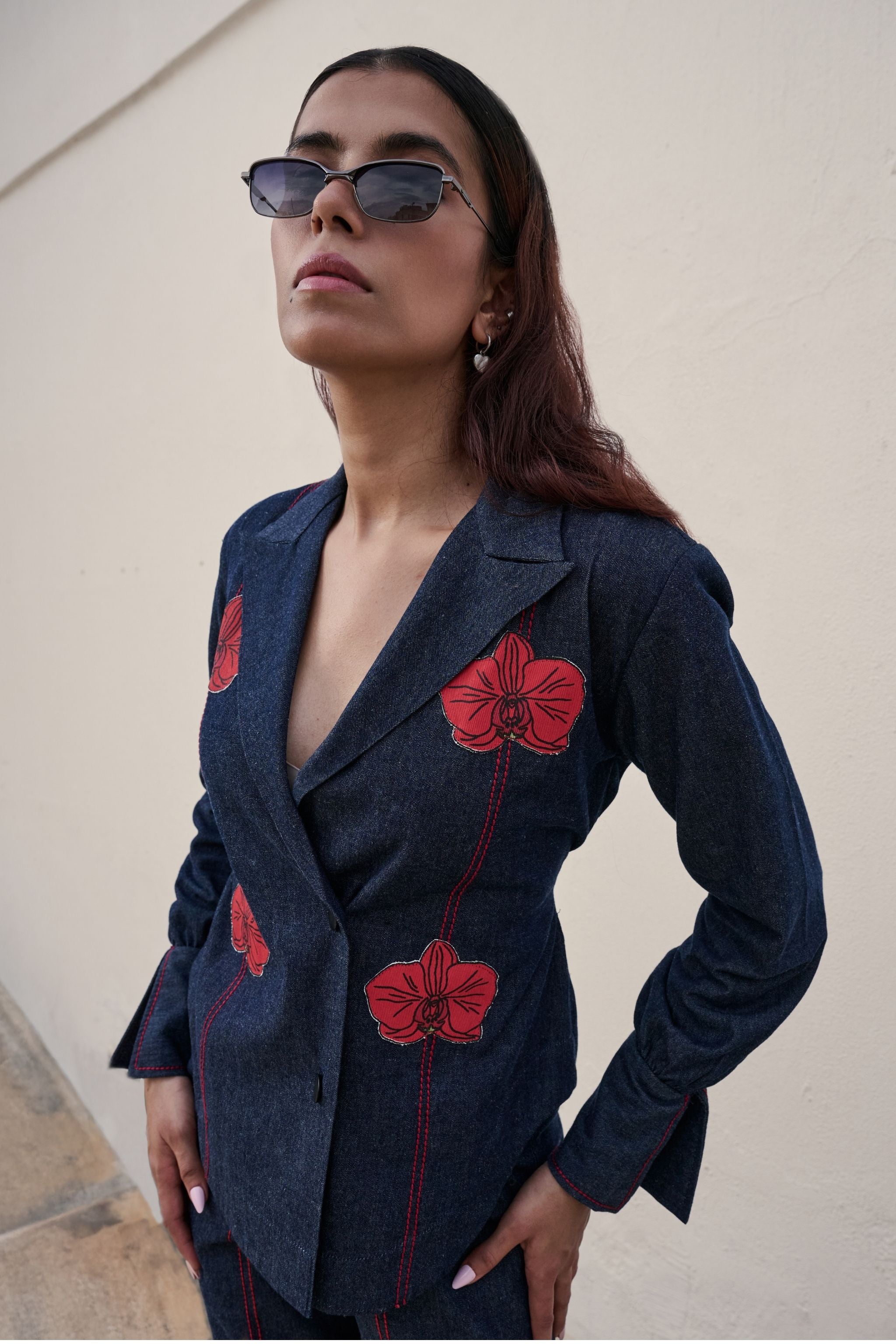 Orchid Blue Denim Set