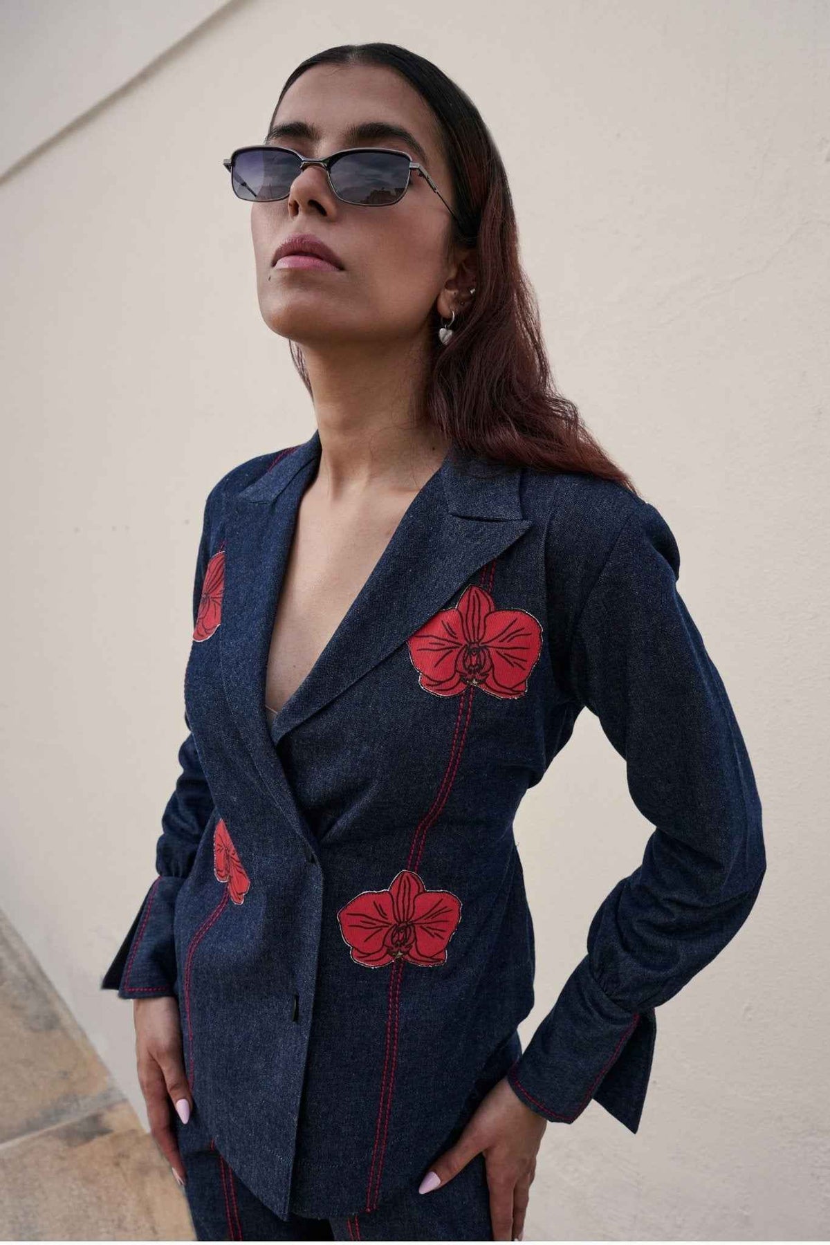 Orchid Blue Denim Set