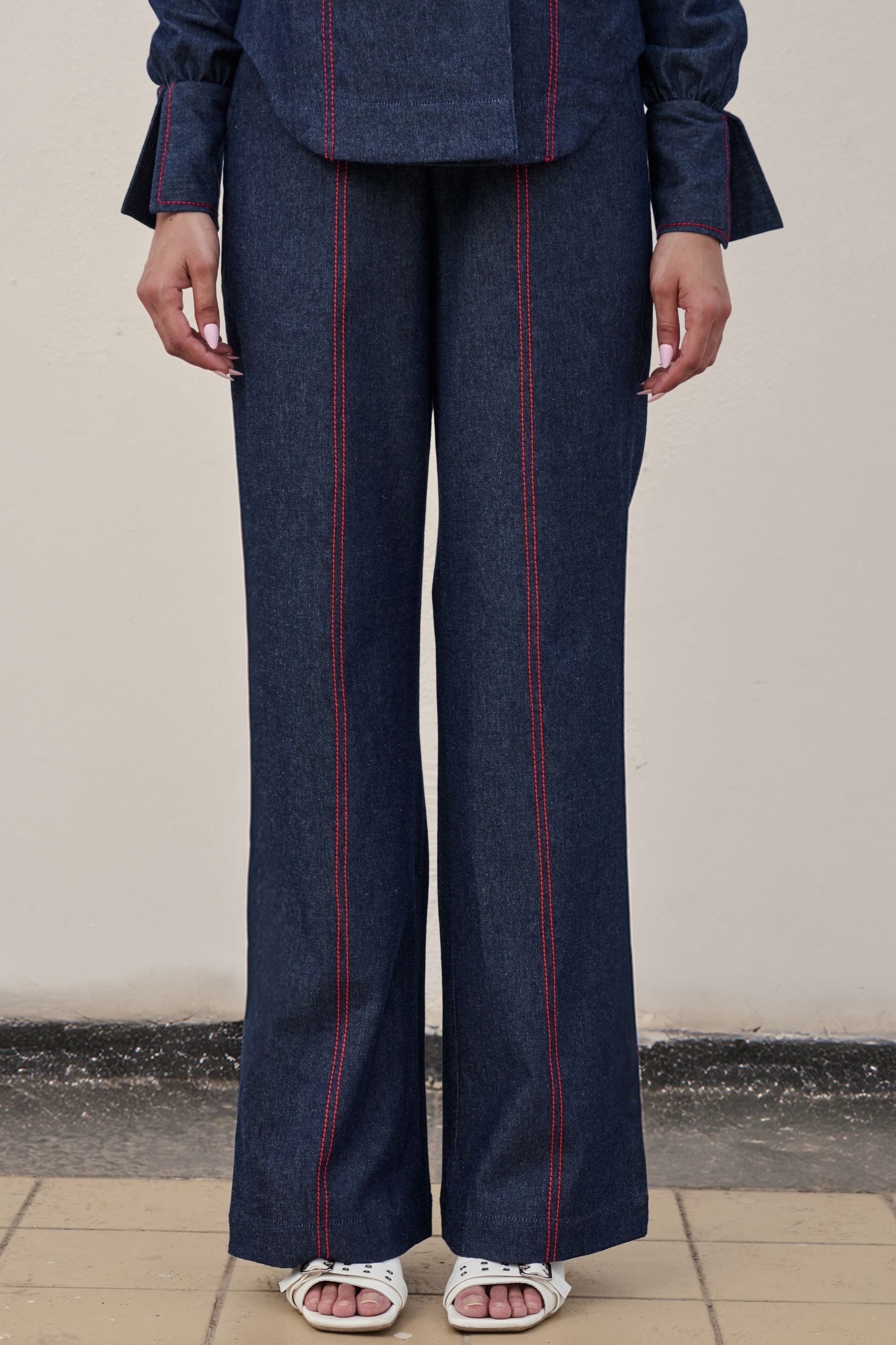 Orchid Blue Denim Set