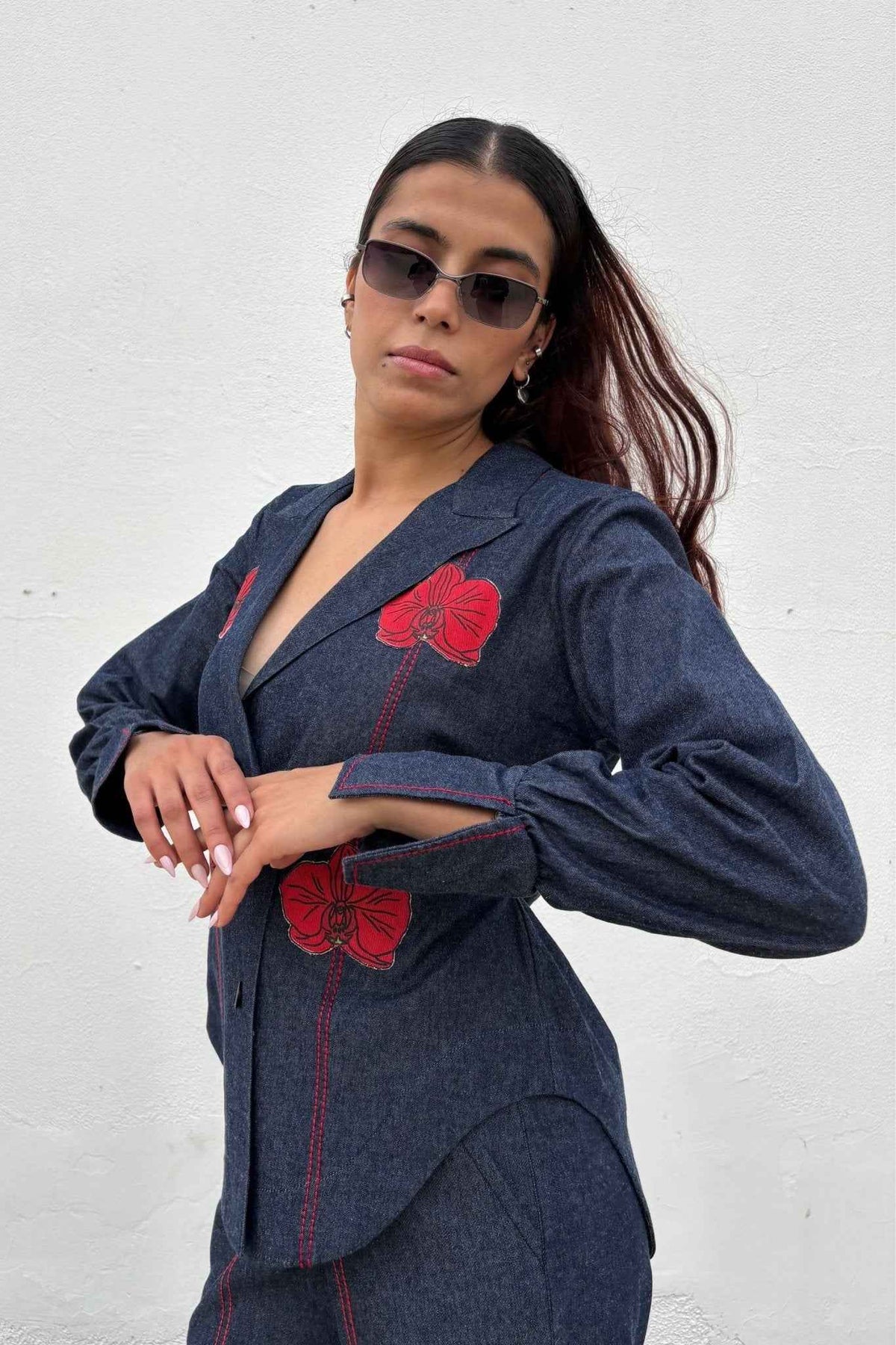 Orchid Blue Denim Set