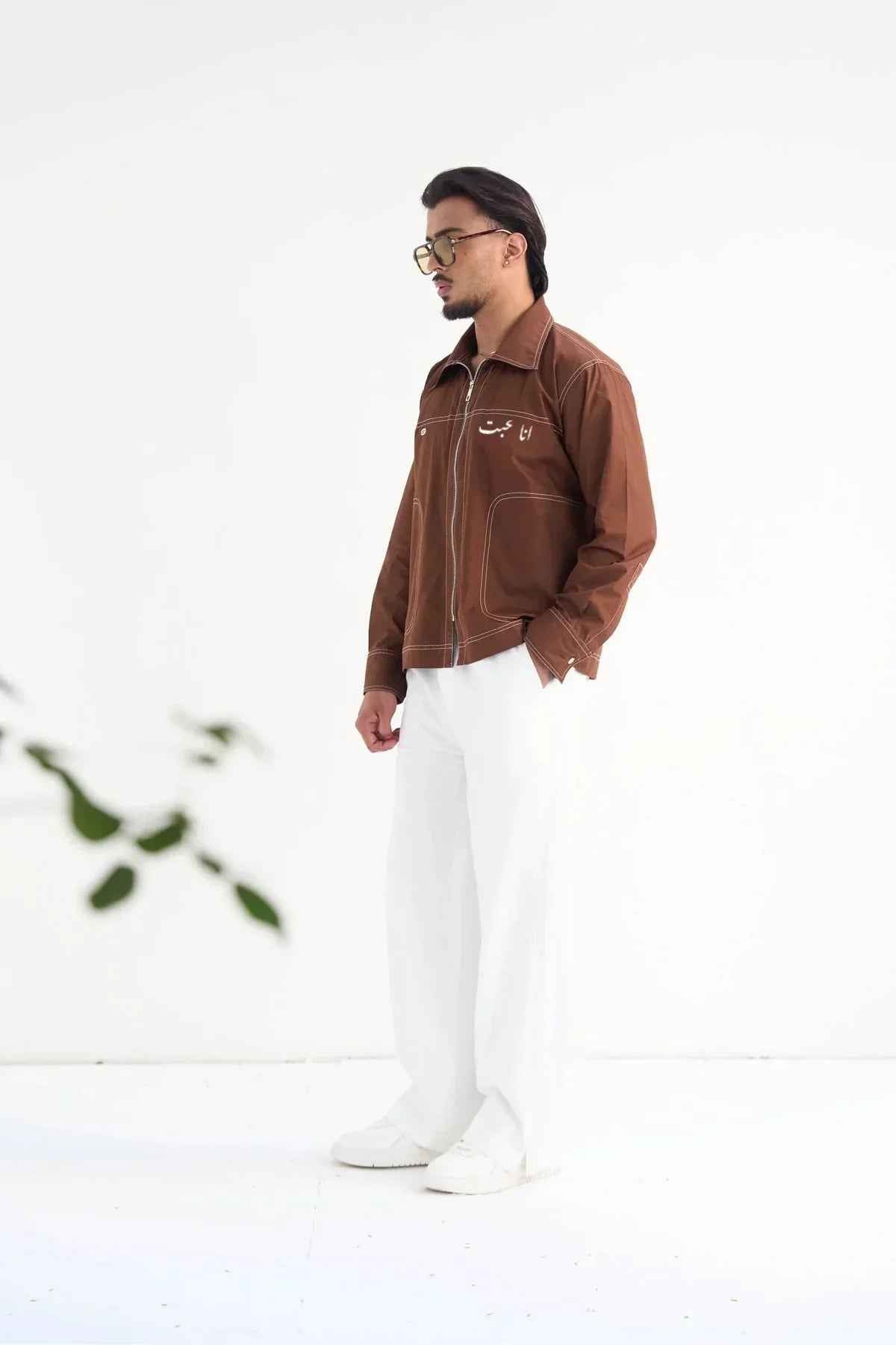 Aham Prema Brown Full Sleeve Shirt