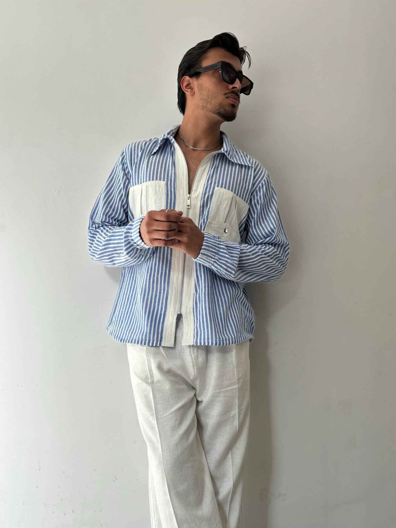 Blue Striped Shirt