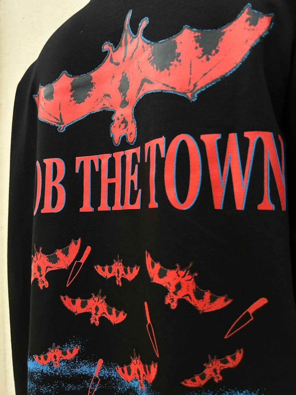 Rob The Town Black Oversized T-shirt