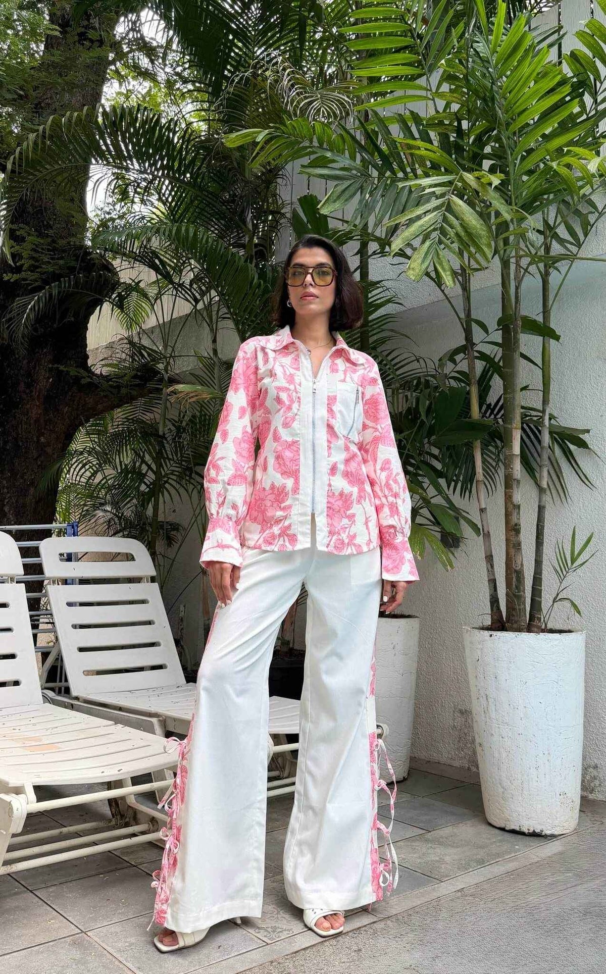 Flora Pink Women Set