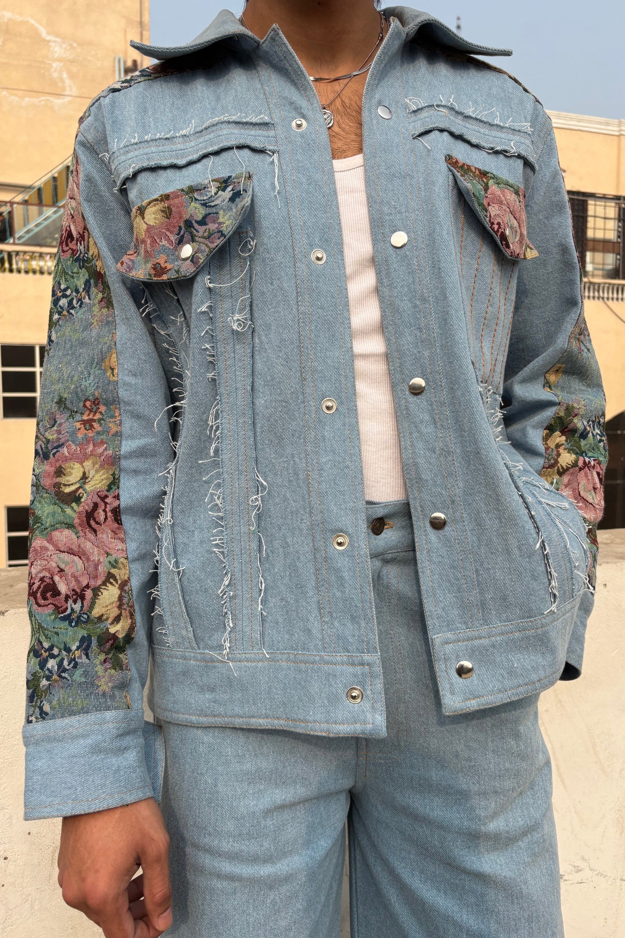 Vintage Blue Co-ord Set