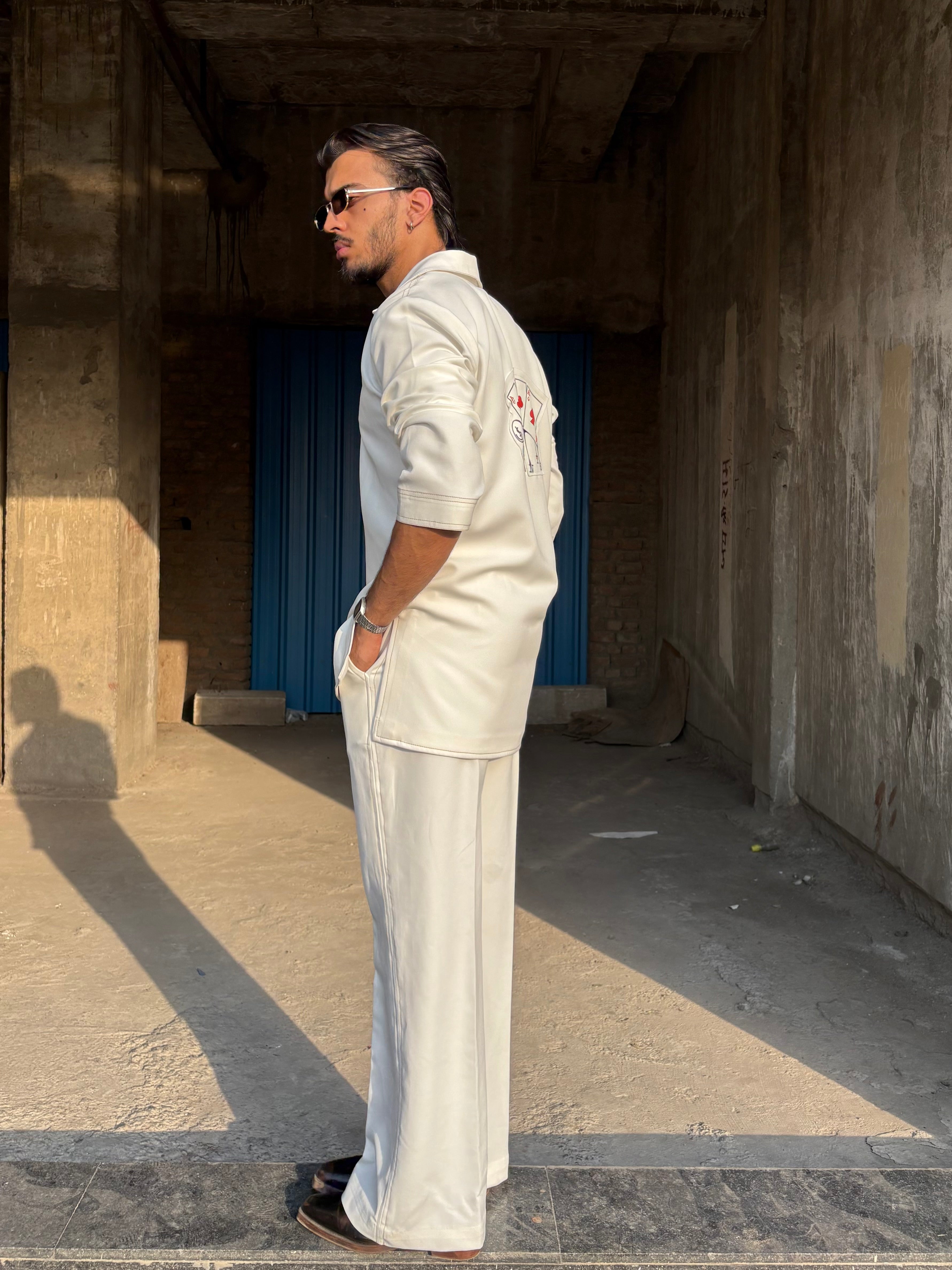 White Classic Kurta Co-ord