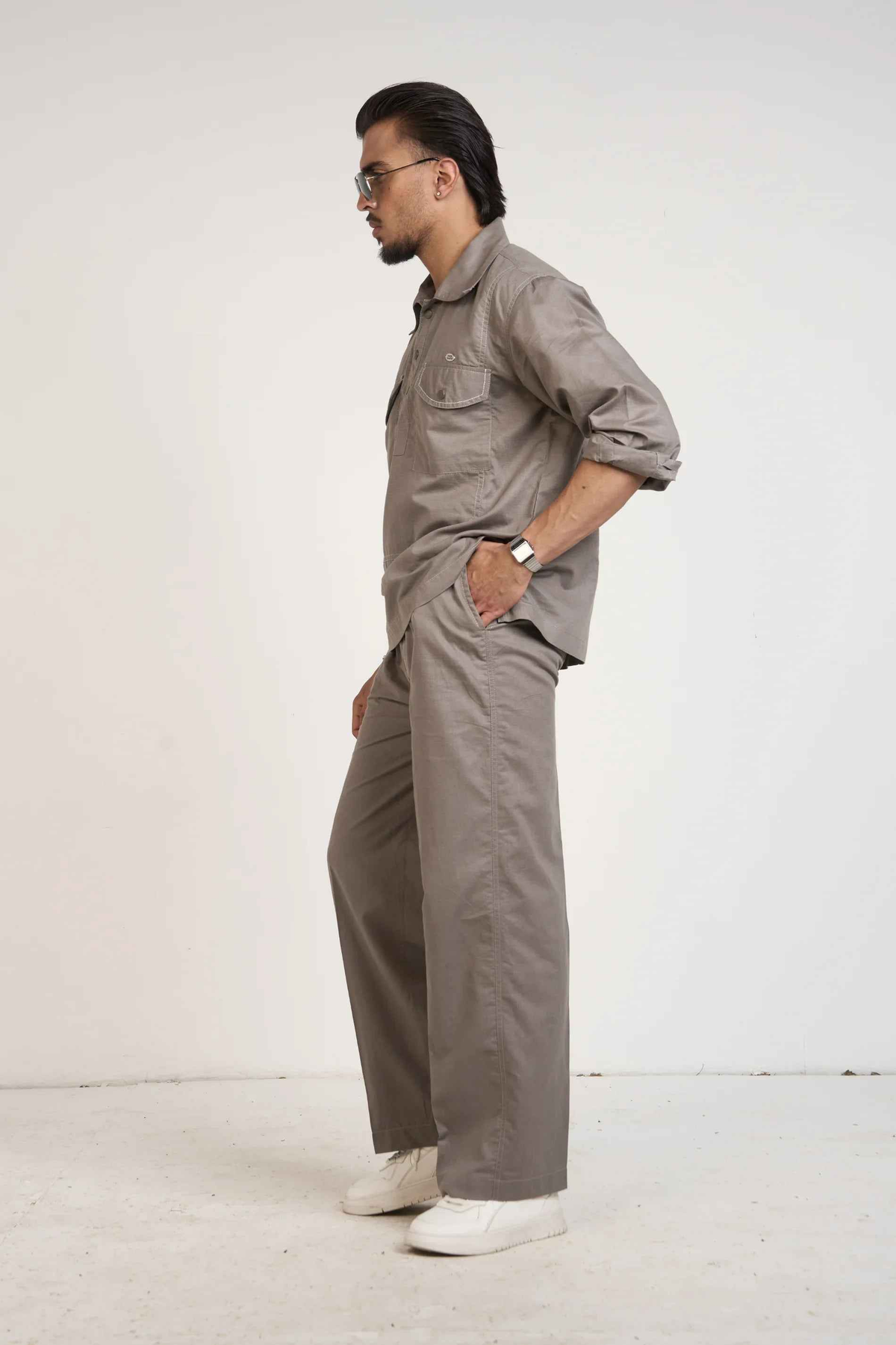 Grey Essential Men Co-ord Set