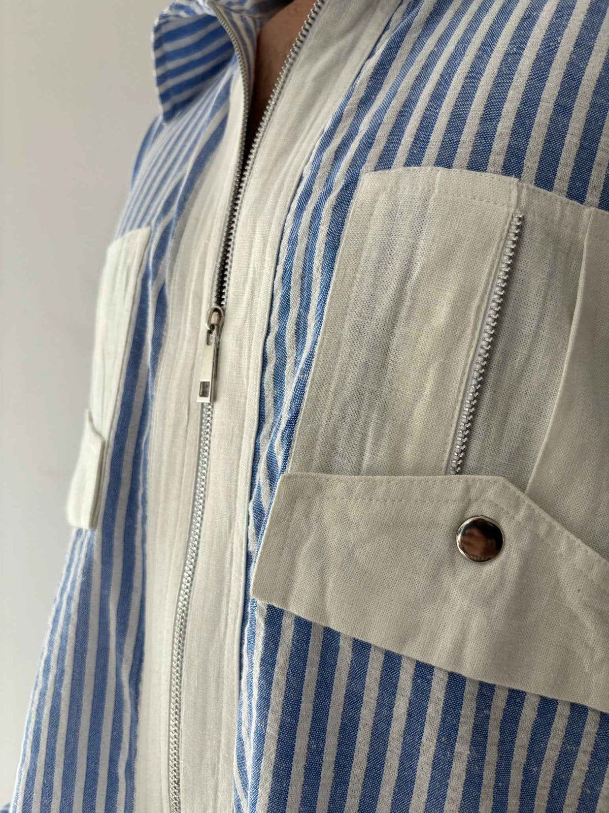Blue Striped Shirt