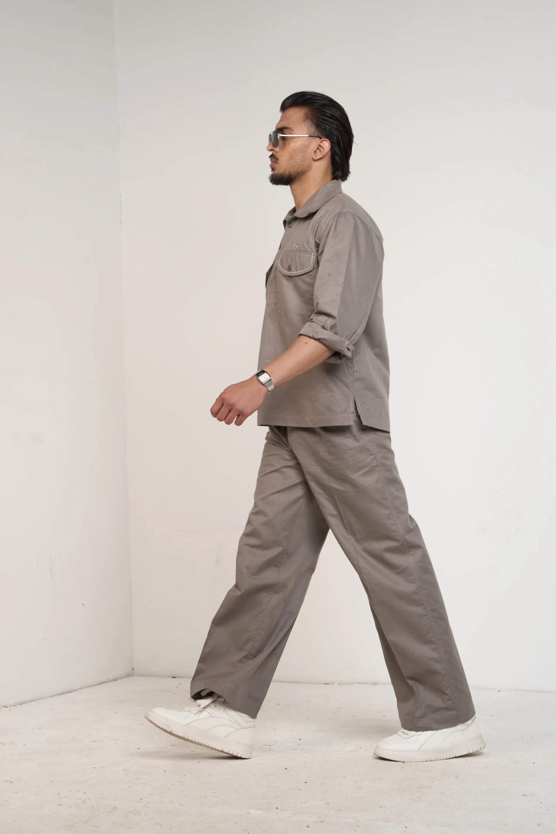 Grey Essential Men Co-ord Set
