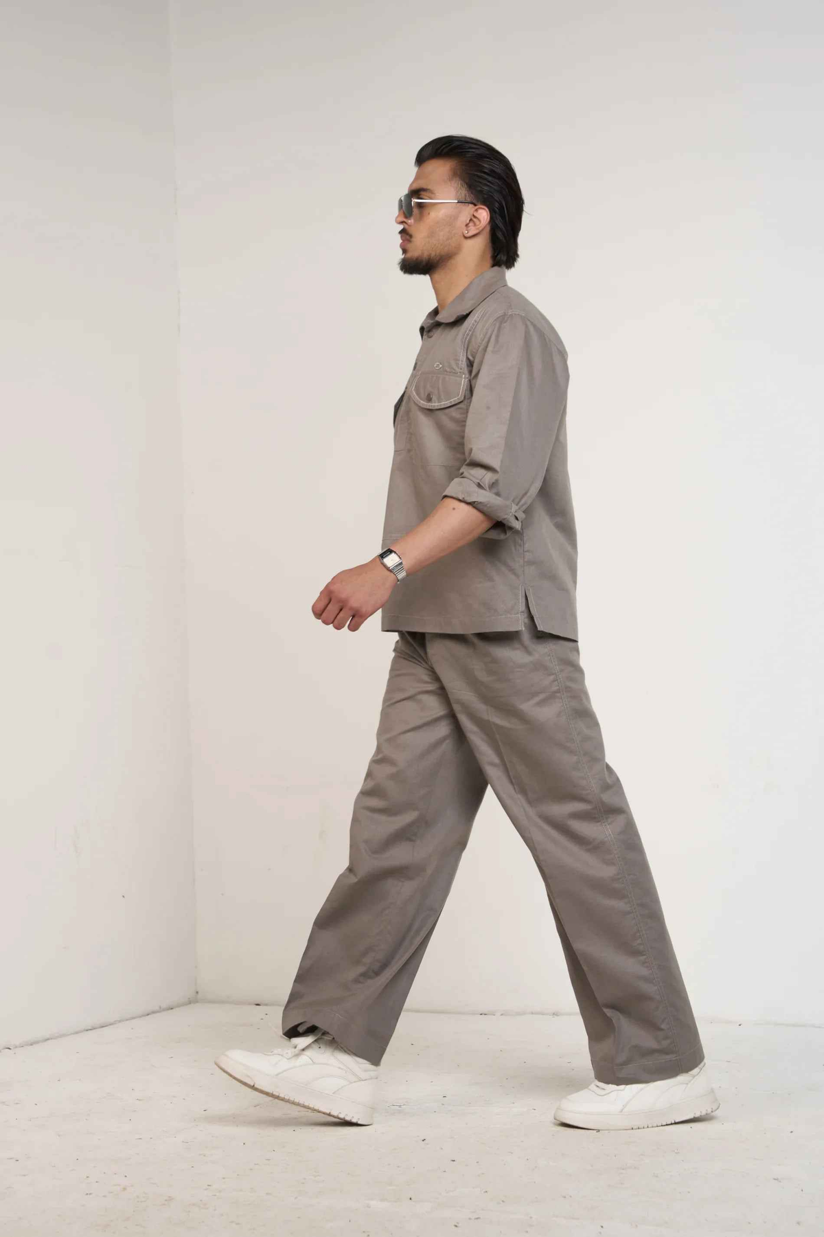 Grey Essential Men Co-ord Set