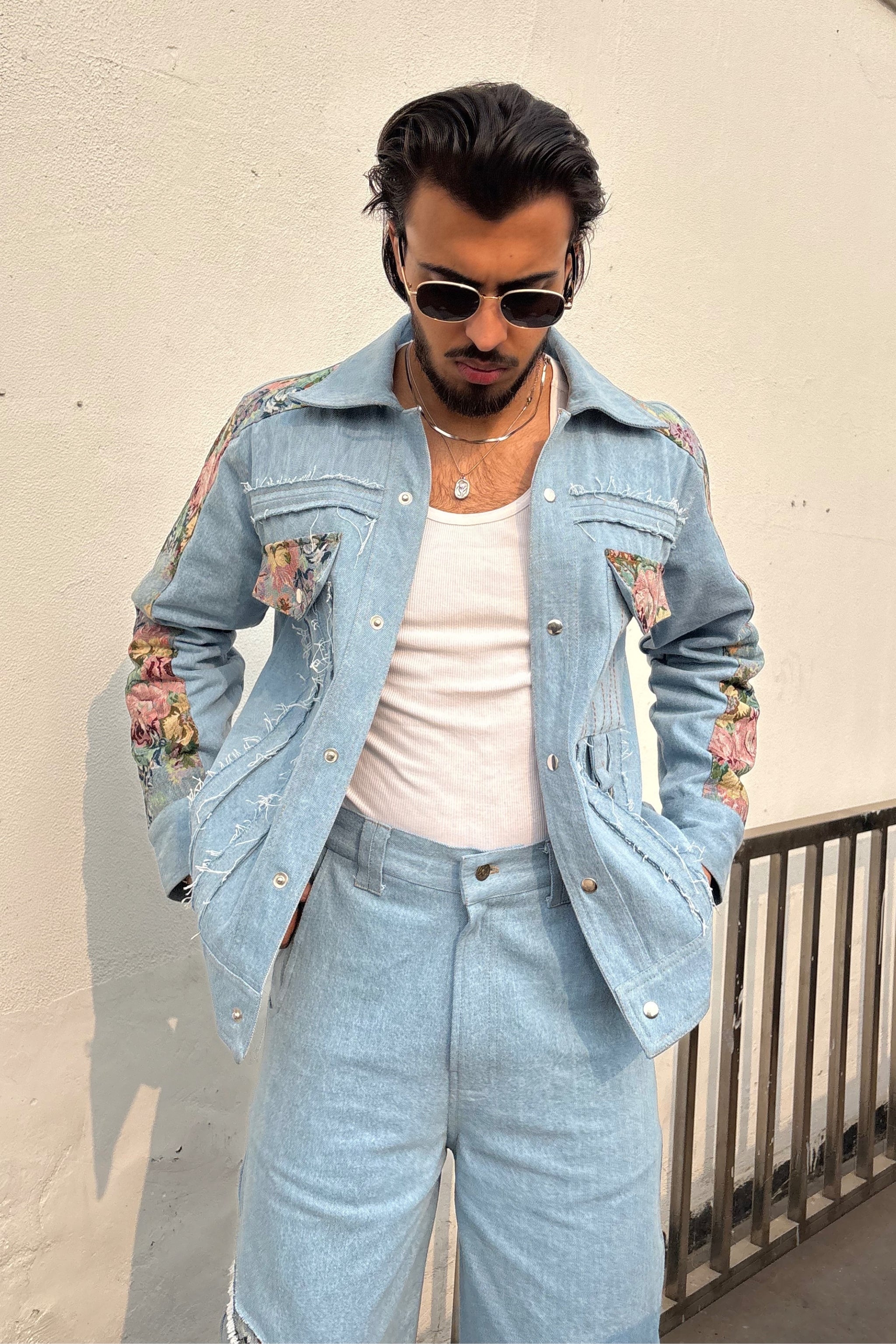 Vintage Blue Co-ord Set