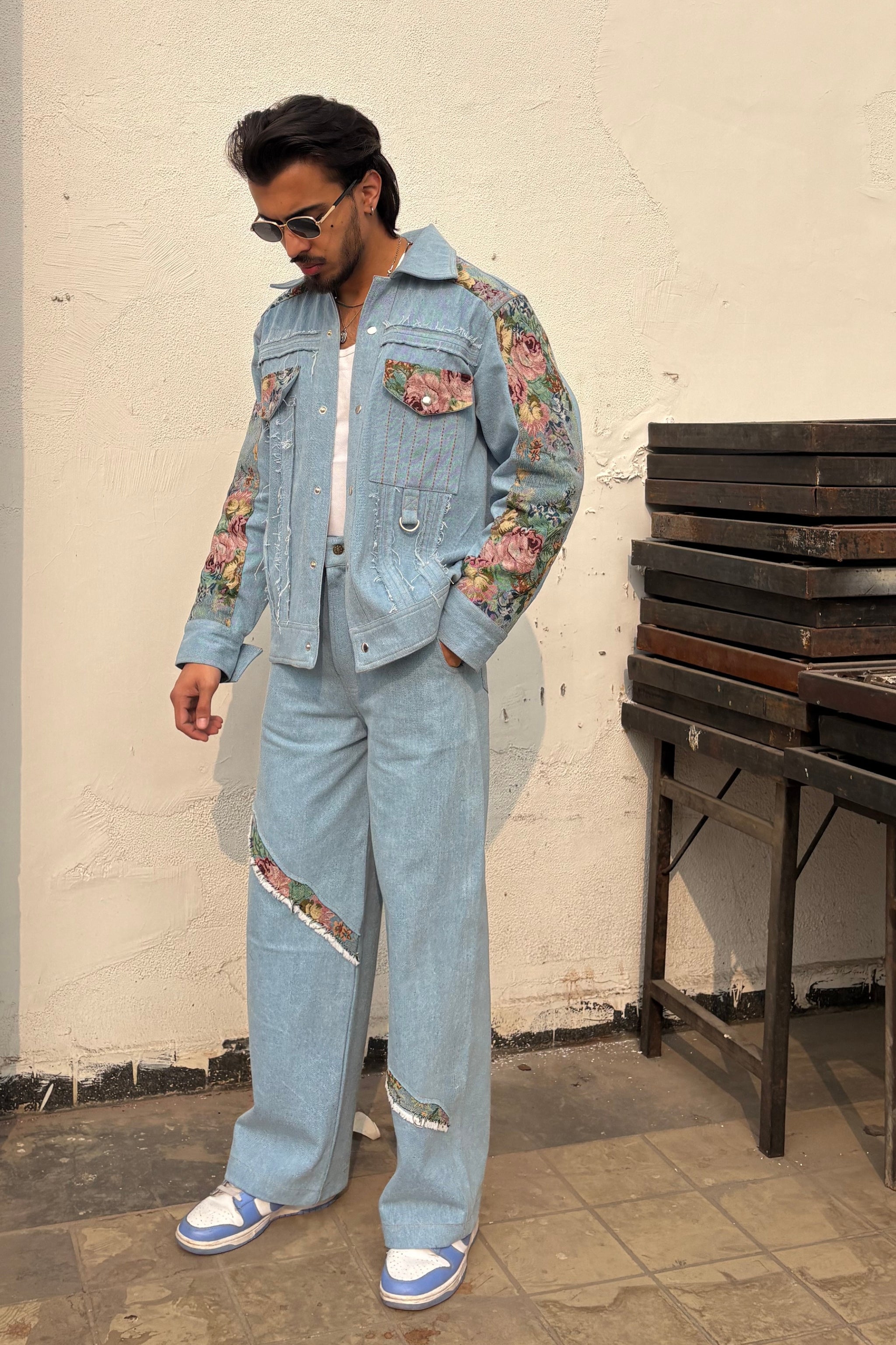 Vintage Blue Co-ord Set