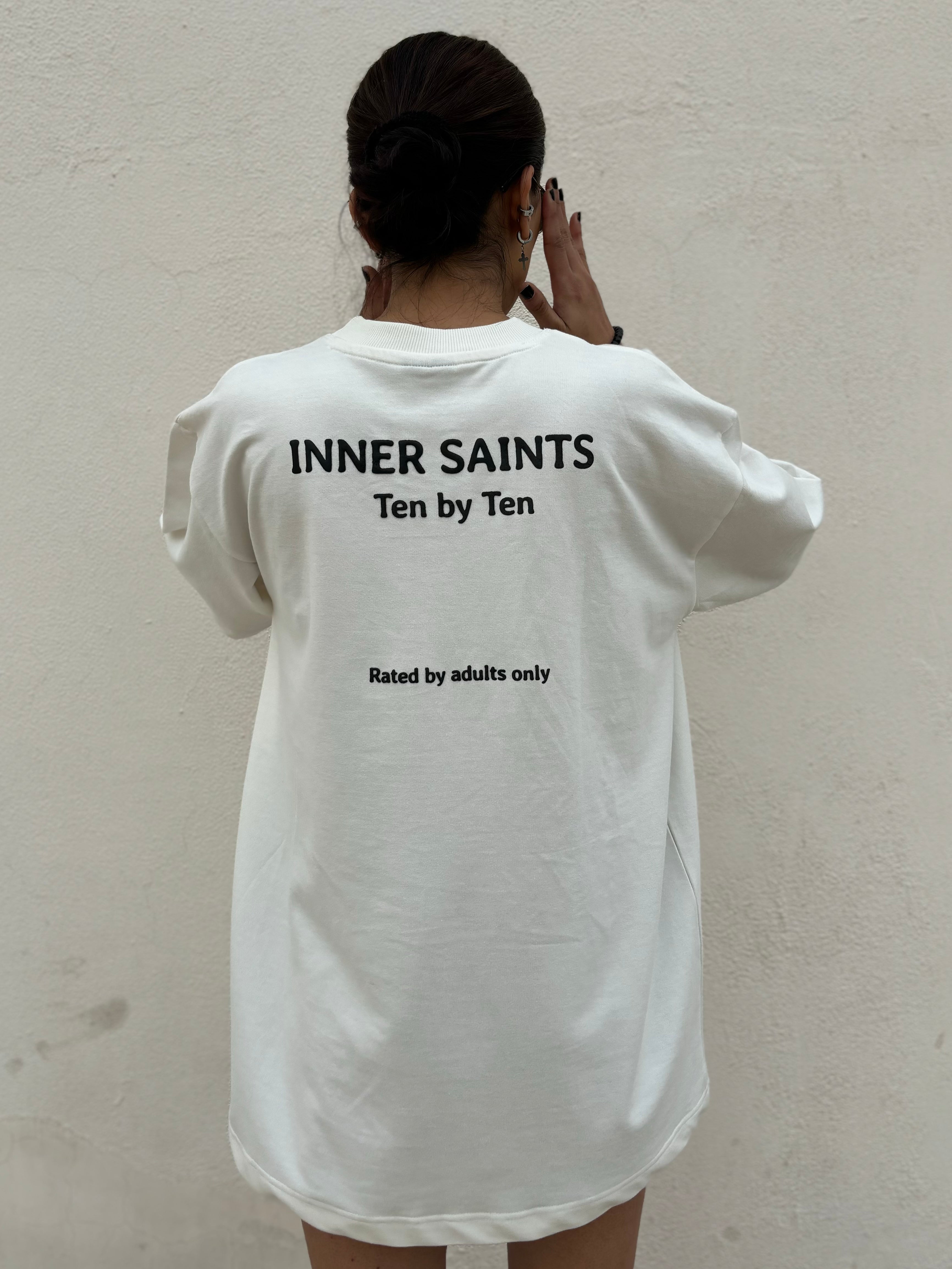 10/10 White Oversized T-Shirt