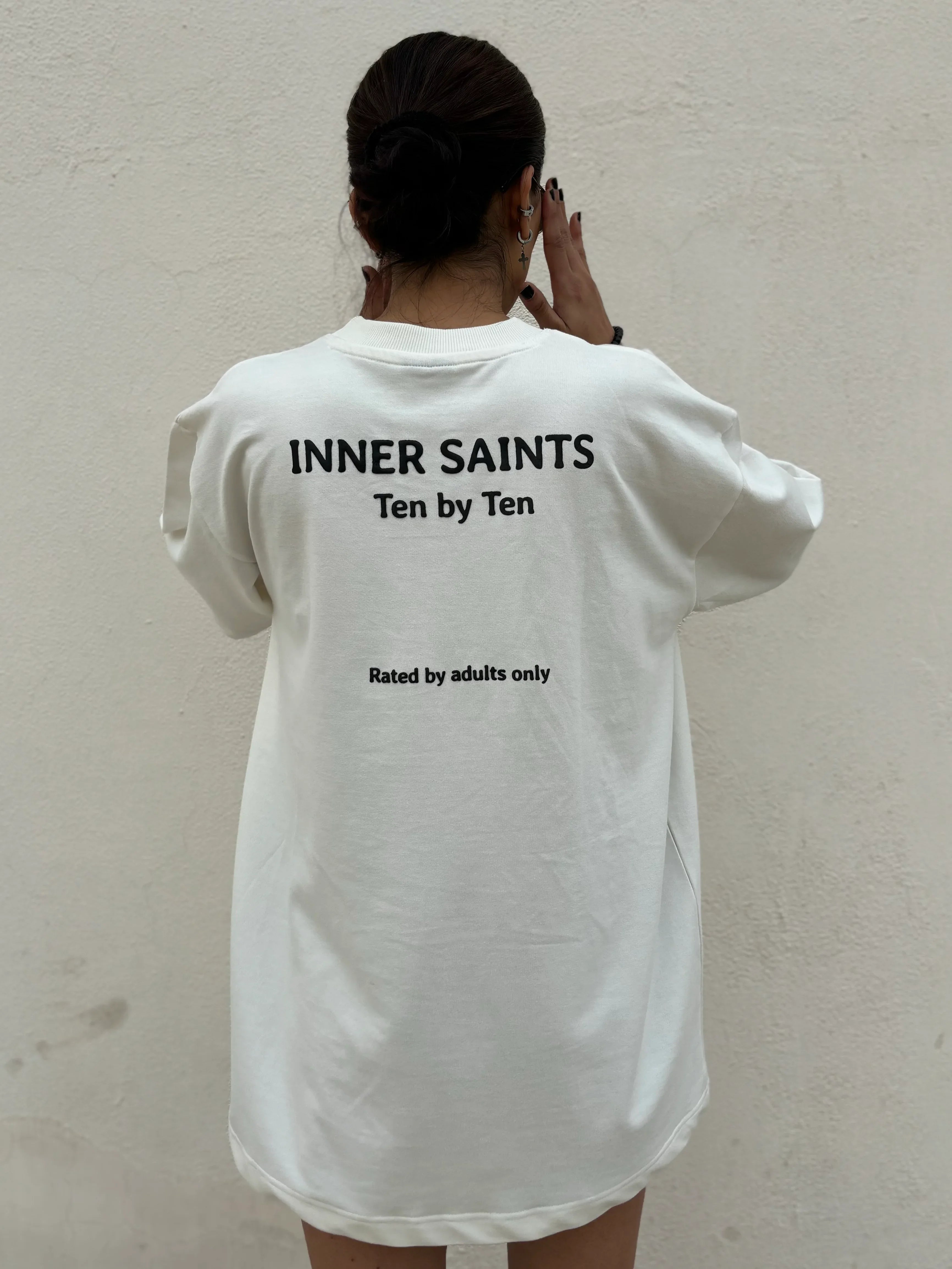 10/10 White Oversized T-Shirt