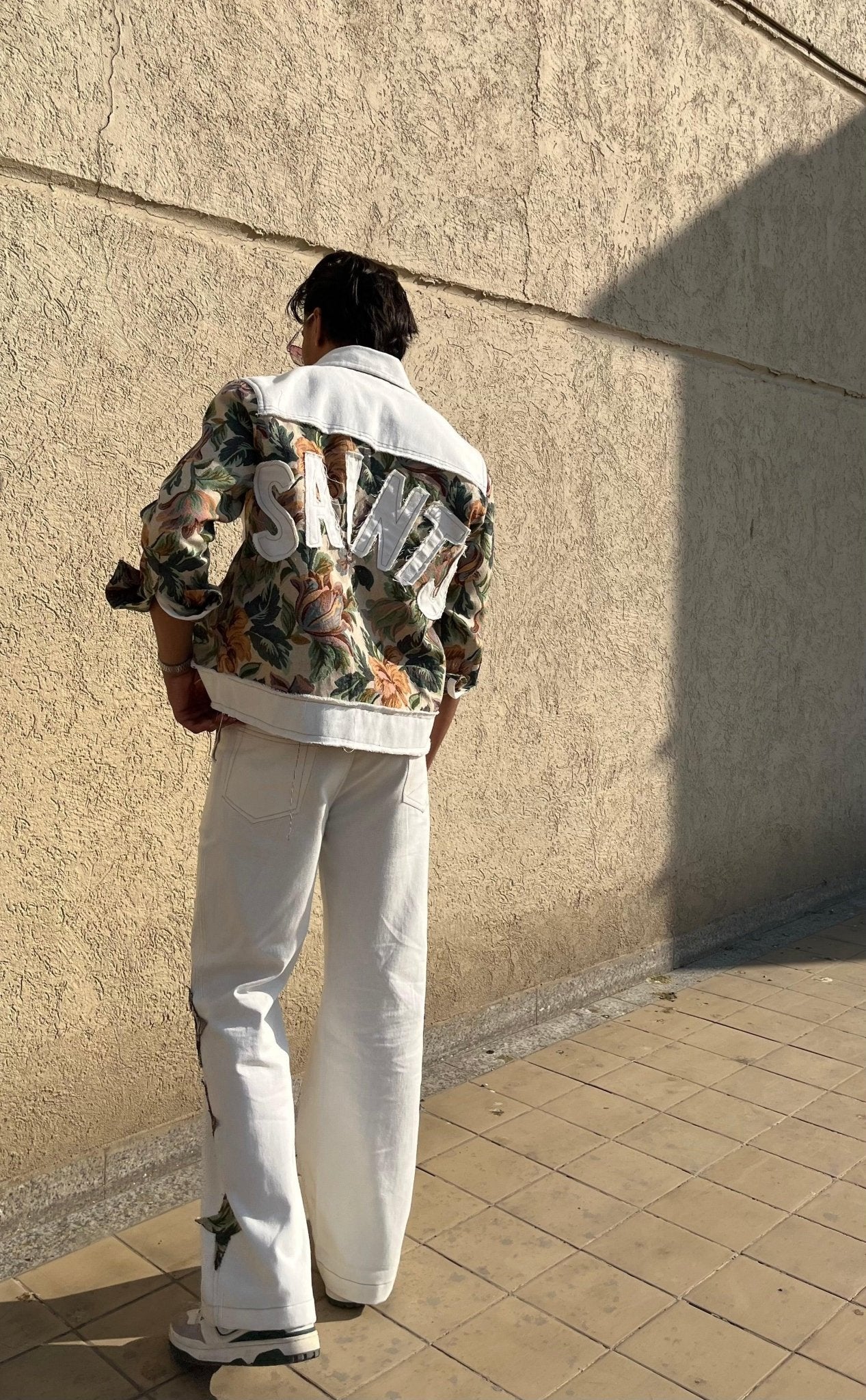 White Vintage Floral Set
