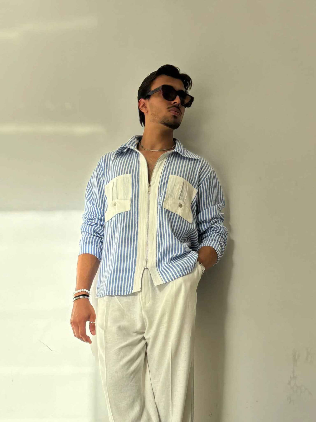 Blue Striped Shirt