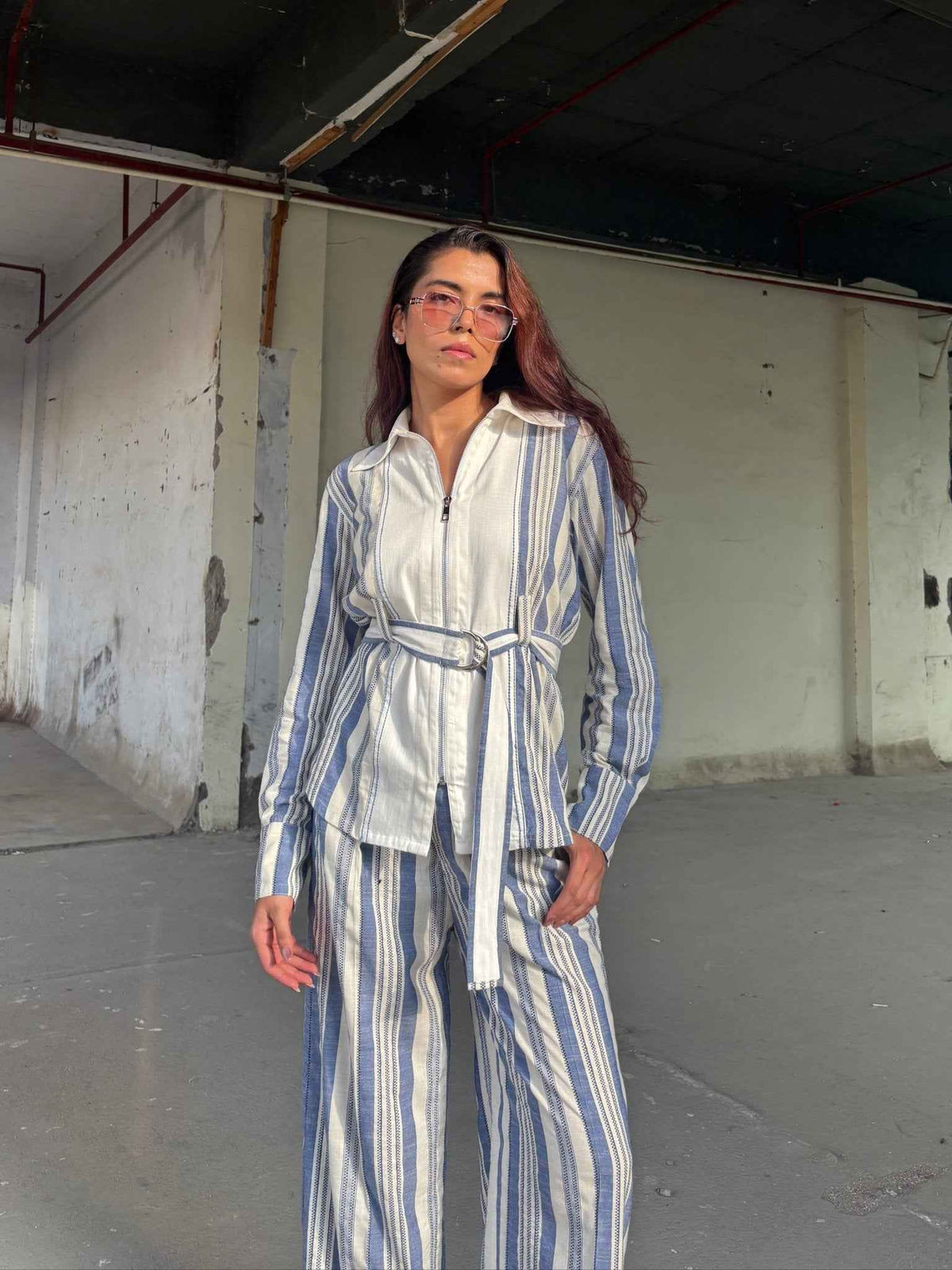 The Santorini Stripe Co-ord Set