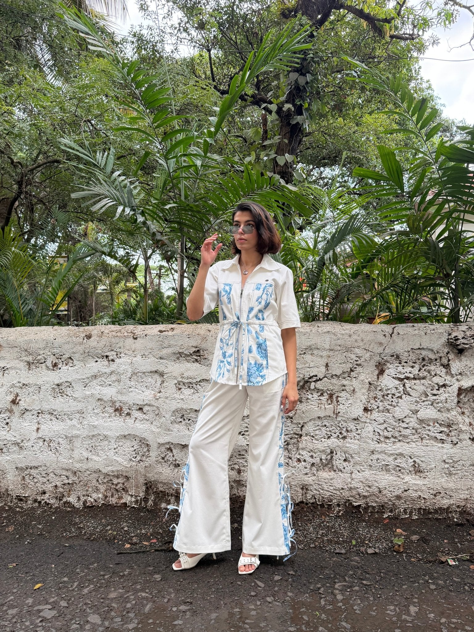 Flora Blue Women Set