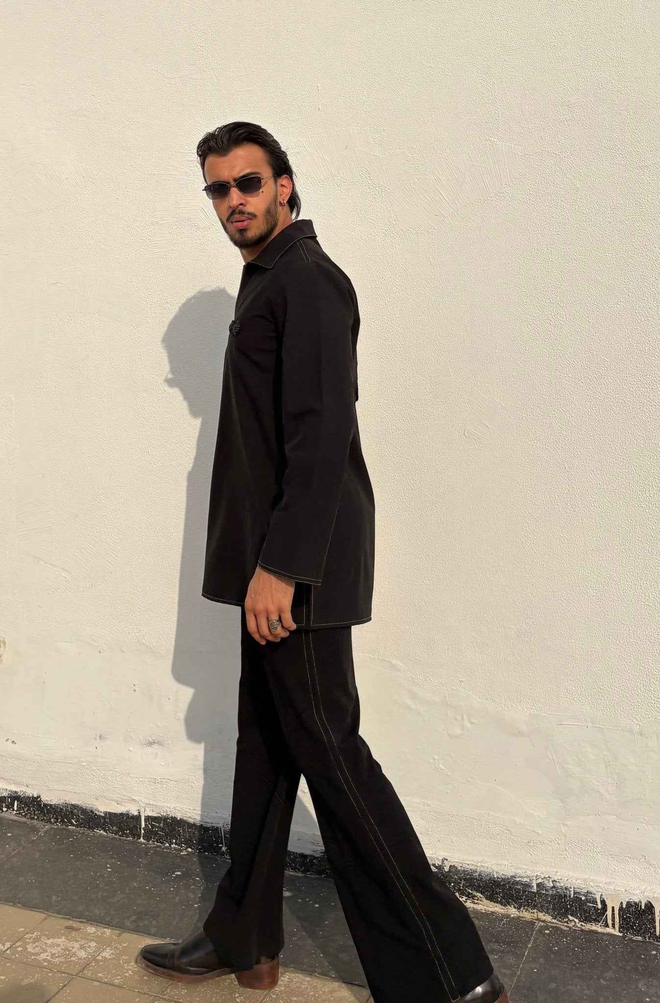 Black Classic Kurta Co-ord