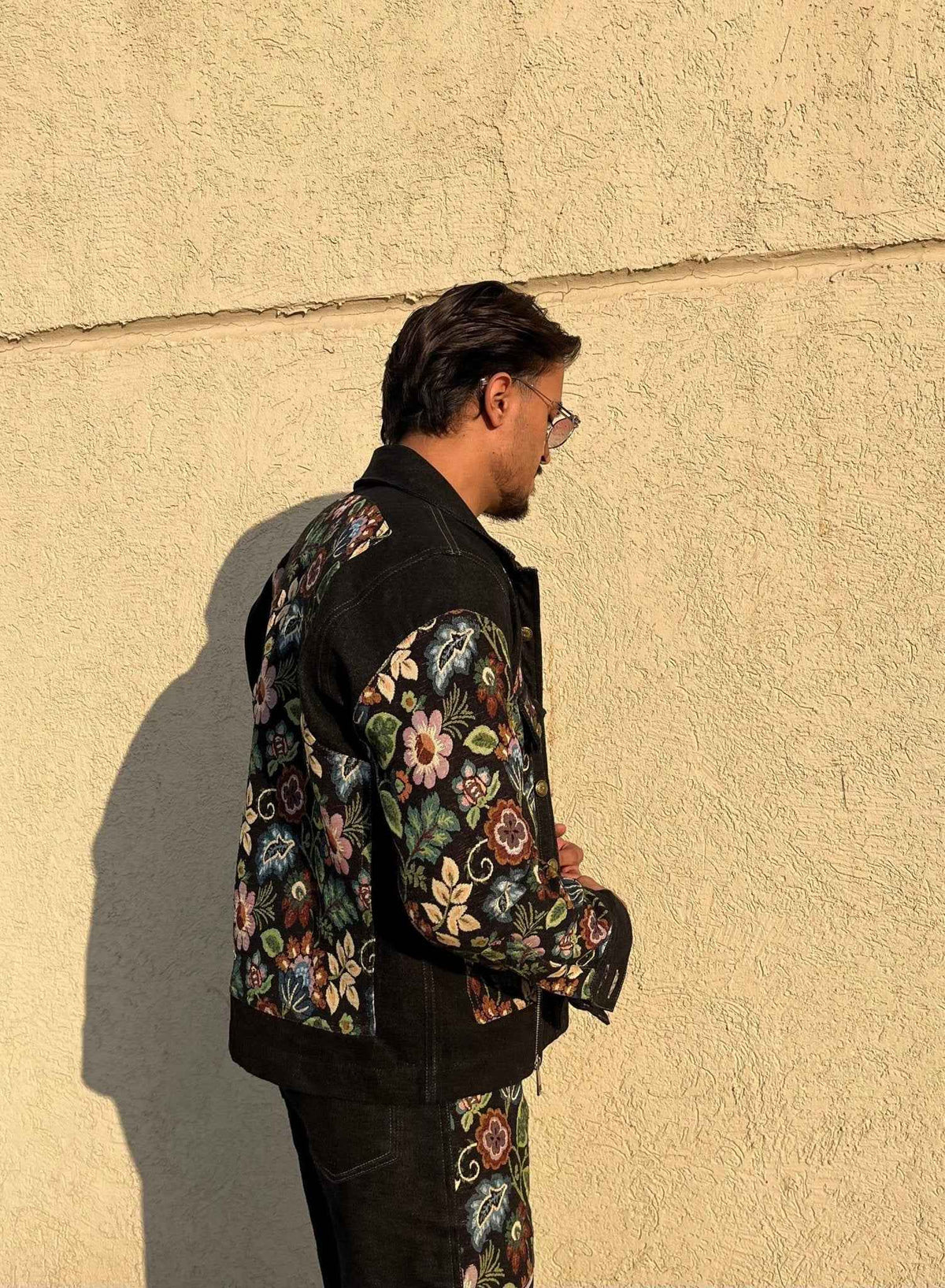 Black Floral Jacket