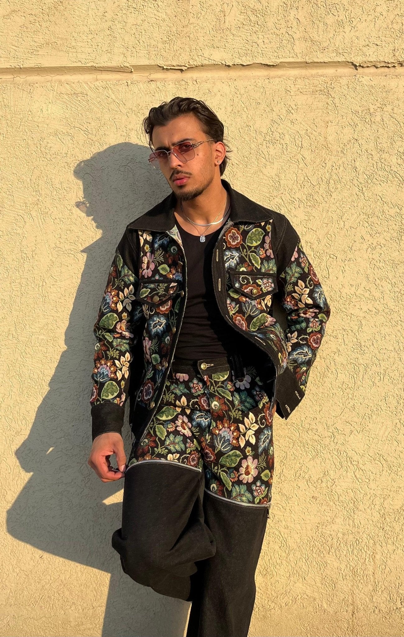 Black Floral Jacket