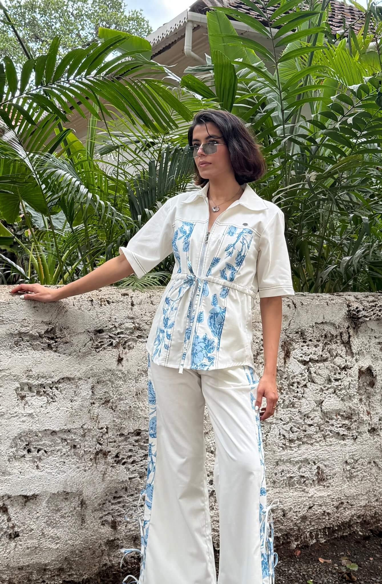 Flora Blue Women Set