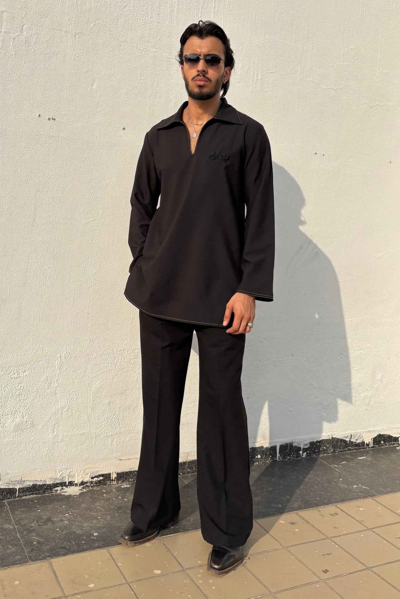 Black Classic Kurta Co-ord