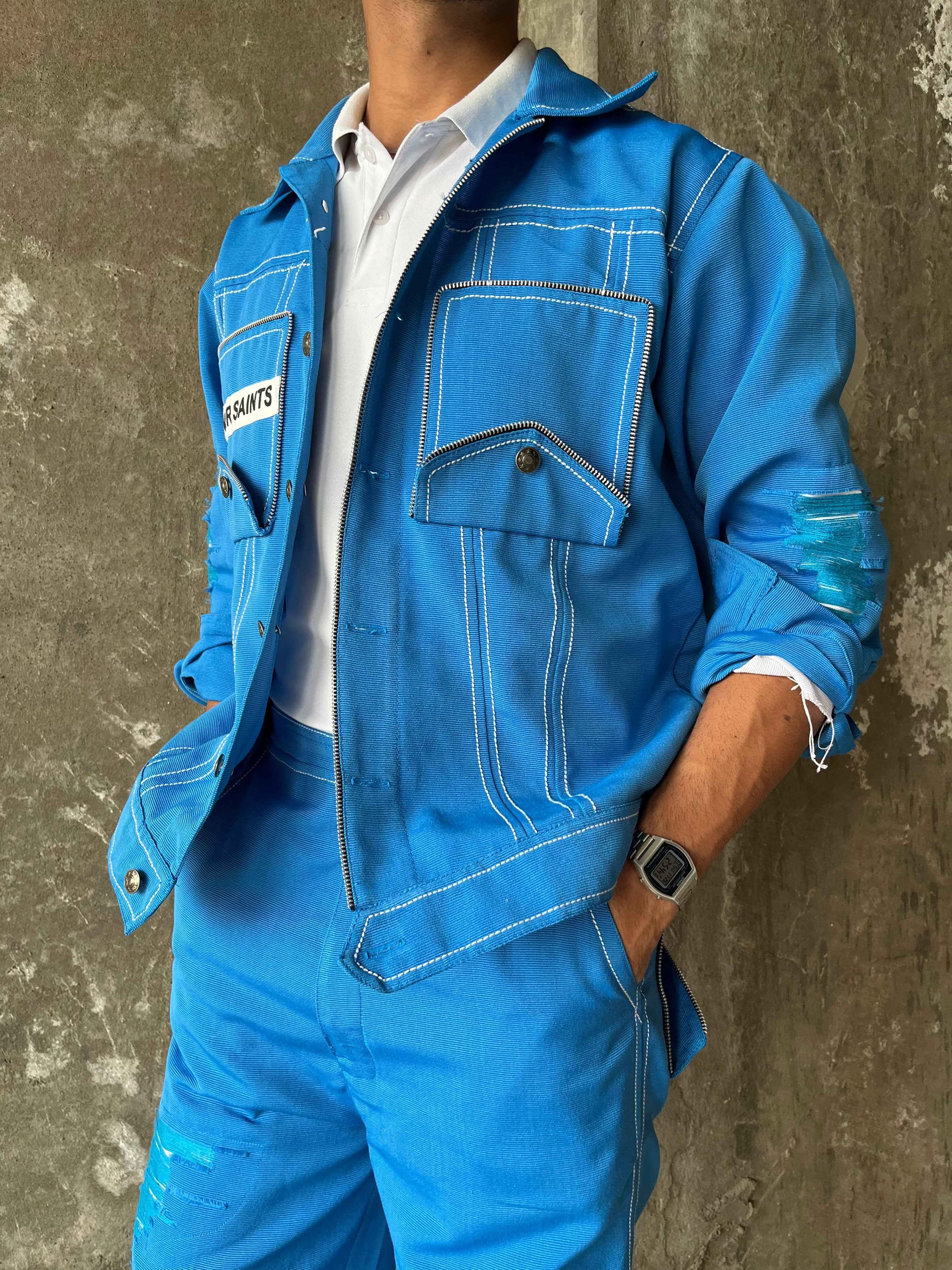 AZURE BLUE UNISEX JACKET