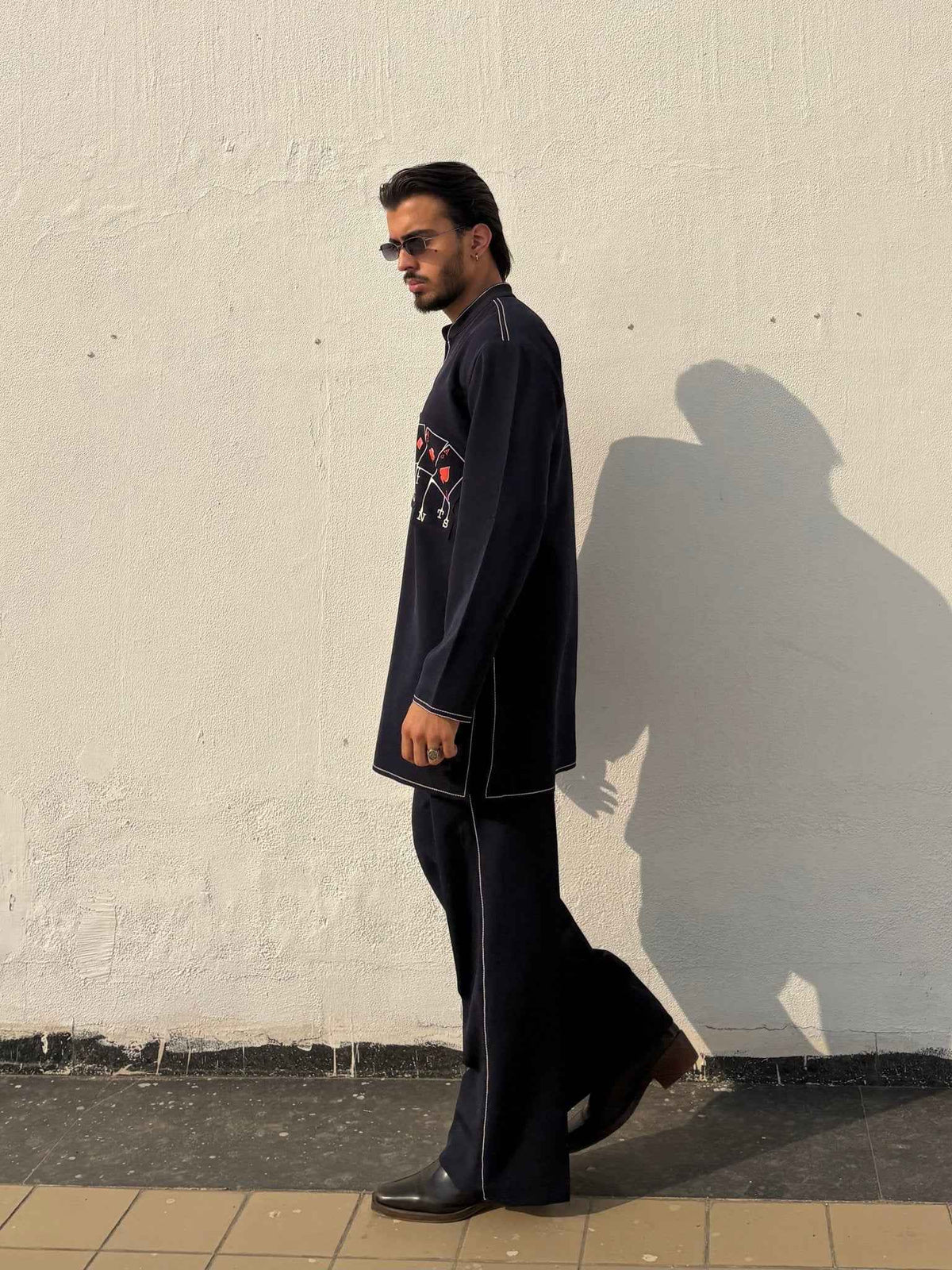 Navy Blue Classic Kurta Co-ord