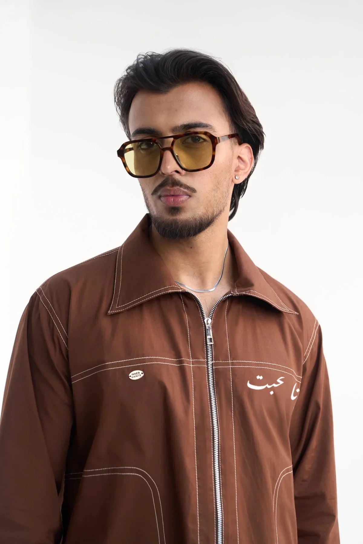 Aham Prema Brown Full Sleeve Shirt