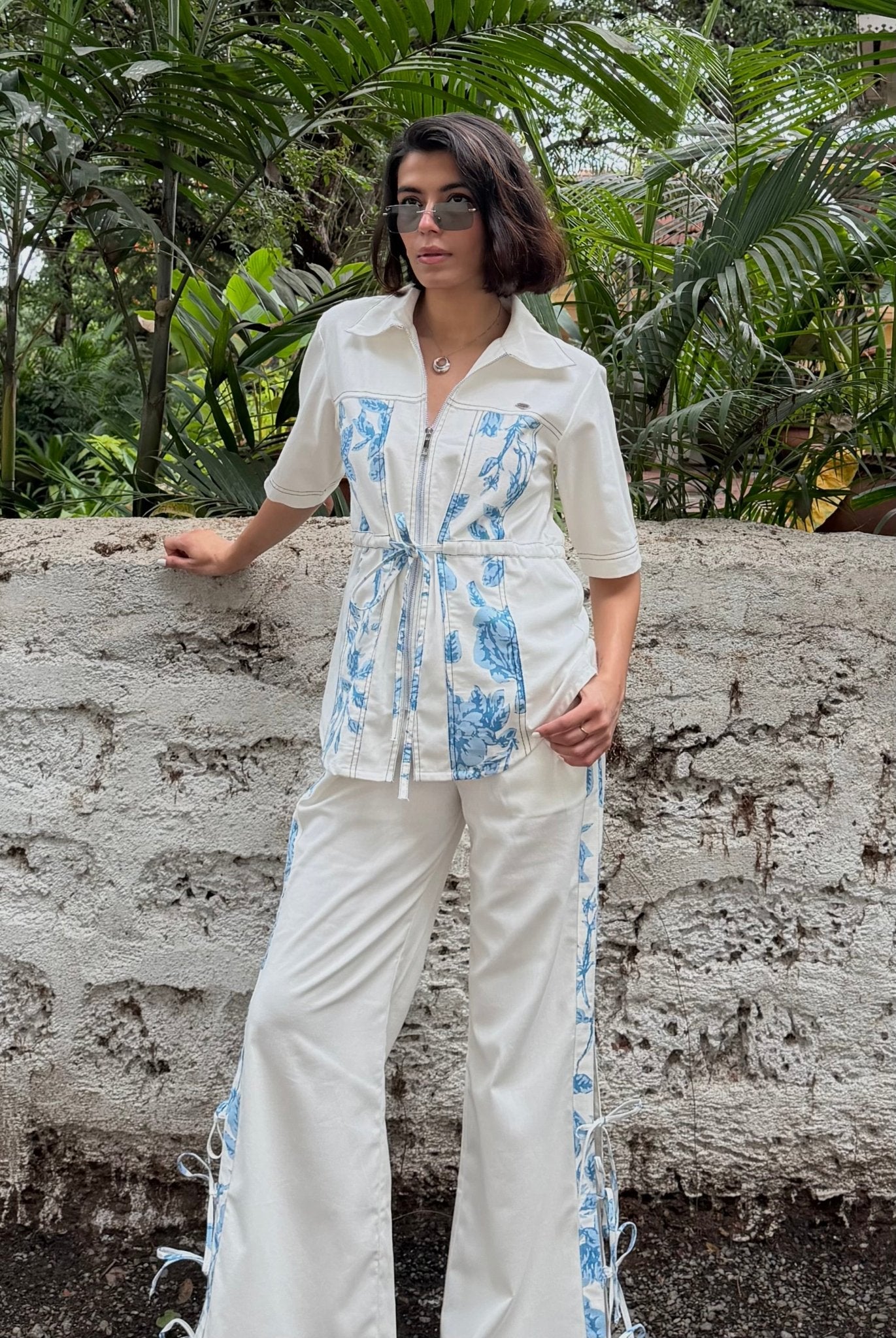 Flora Blue Women Set