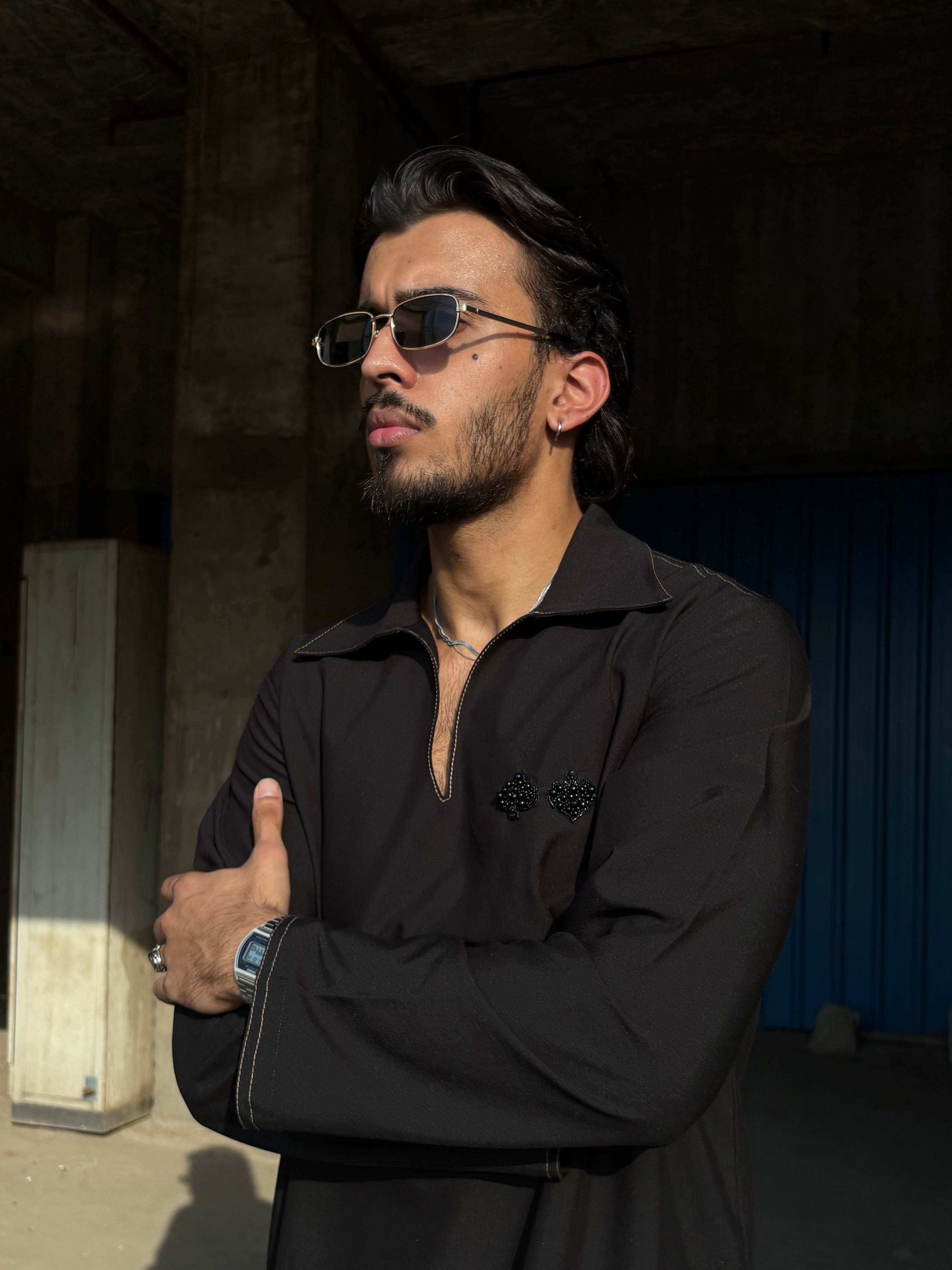 Black Classic Kurta Co-ord
