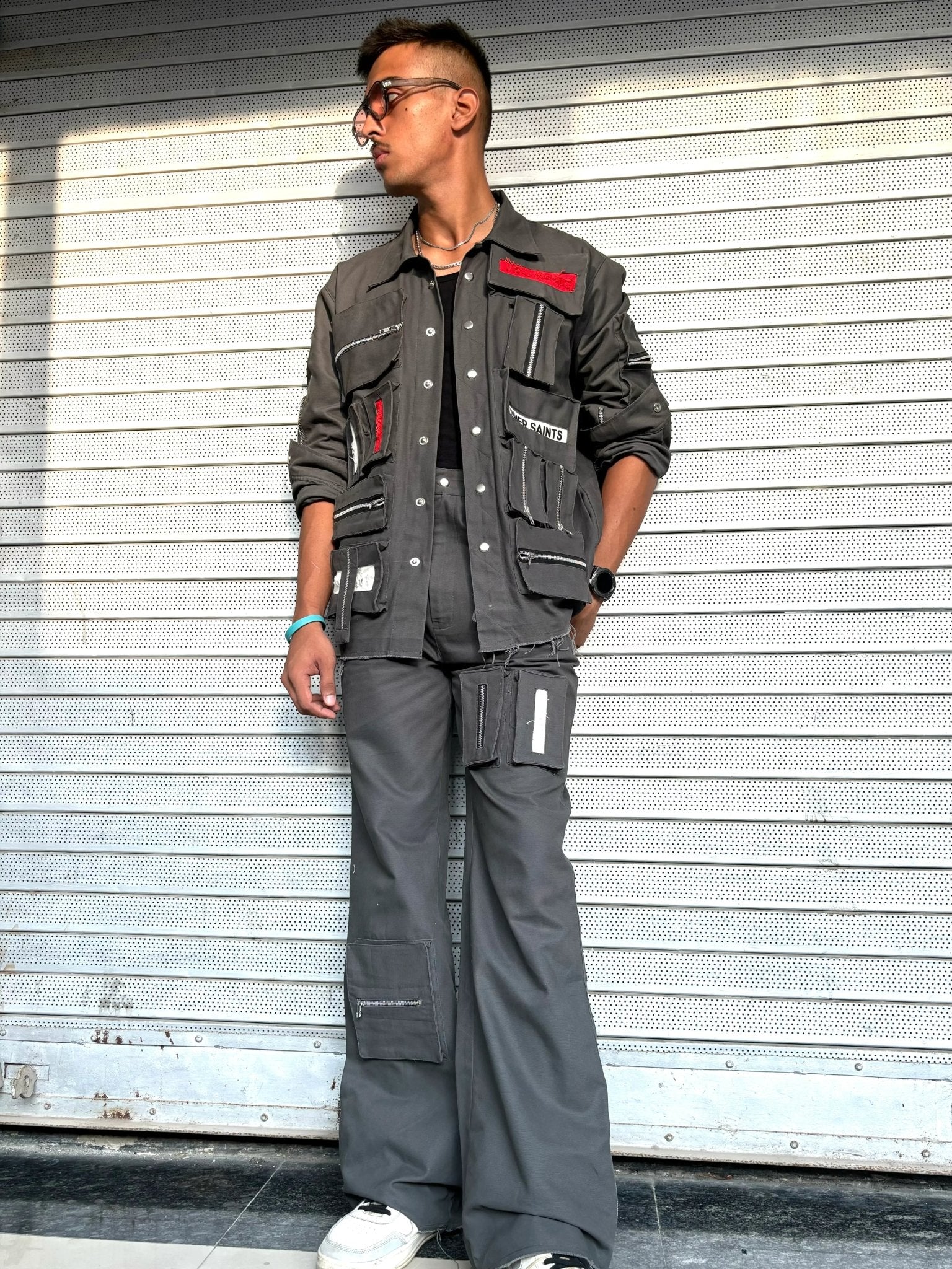 3D Box Grey Jacket & Pants