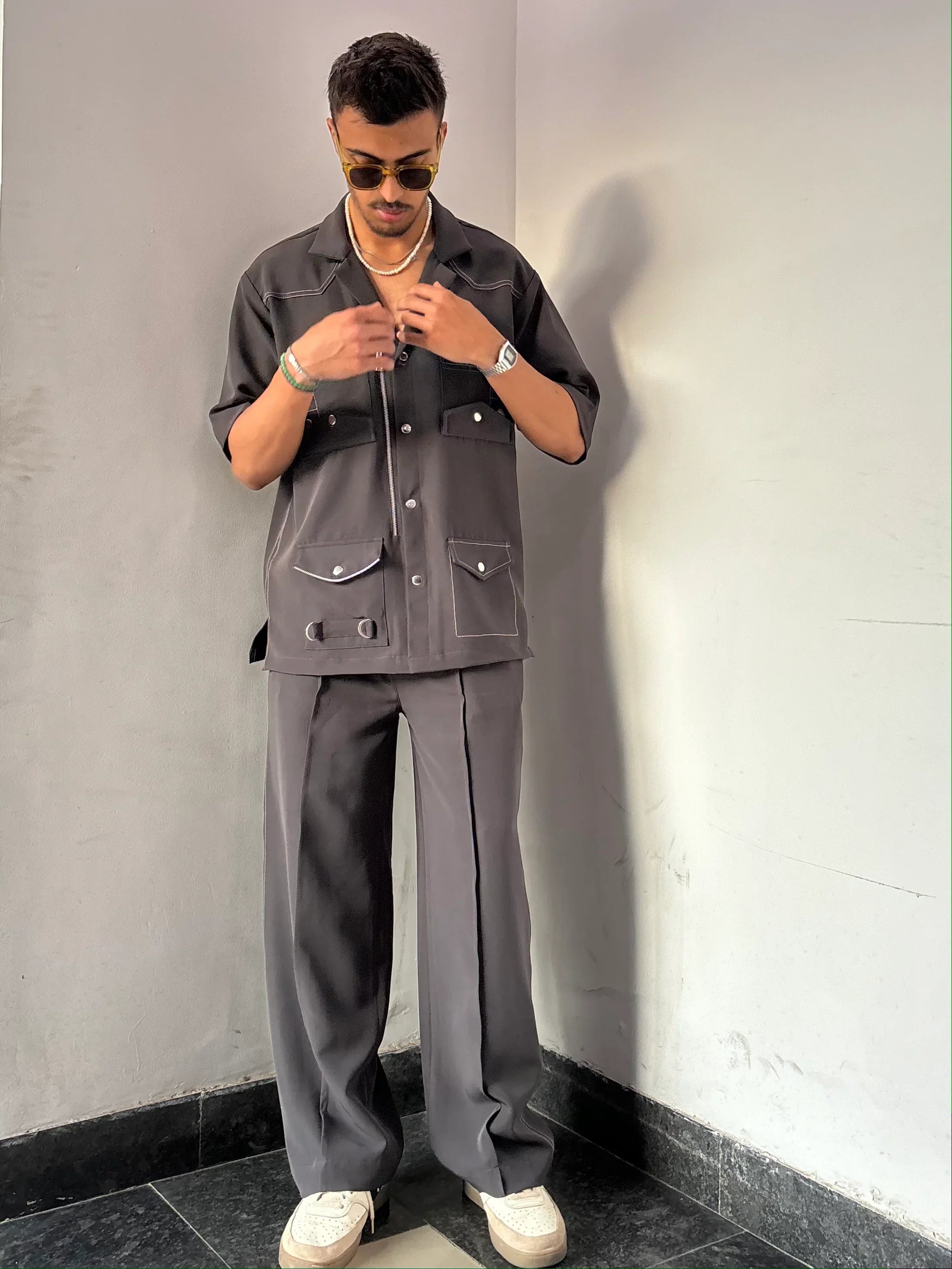 Dark Grey Co-ord Set