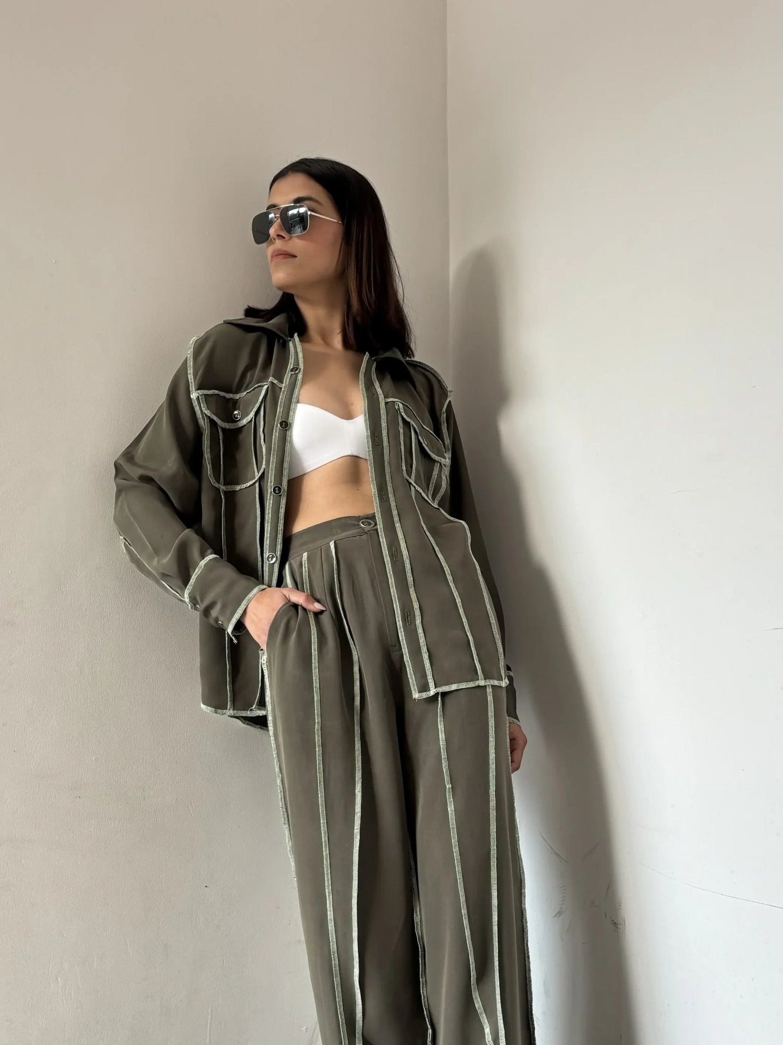Deep Green Essential Co-ord Set