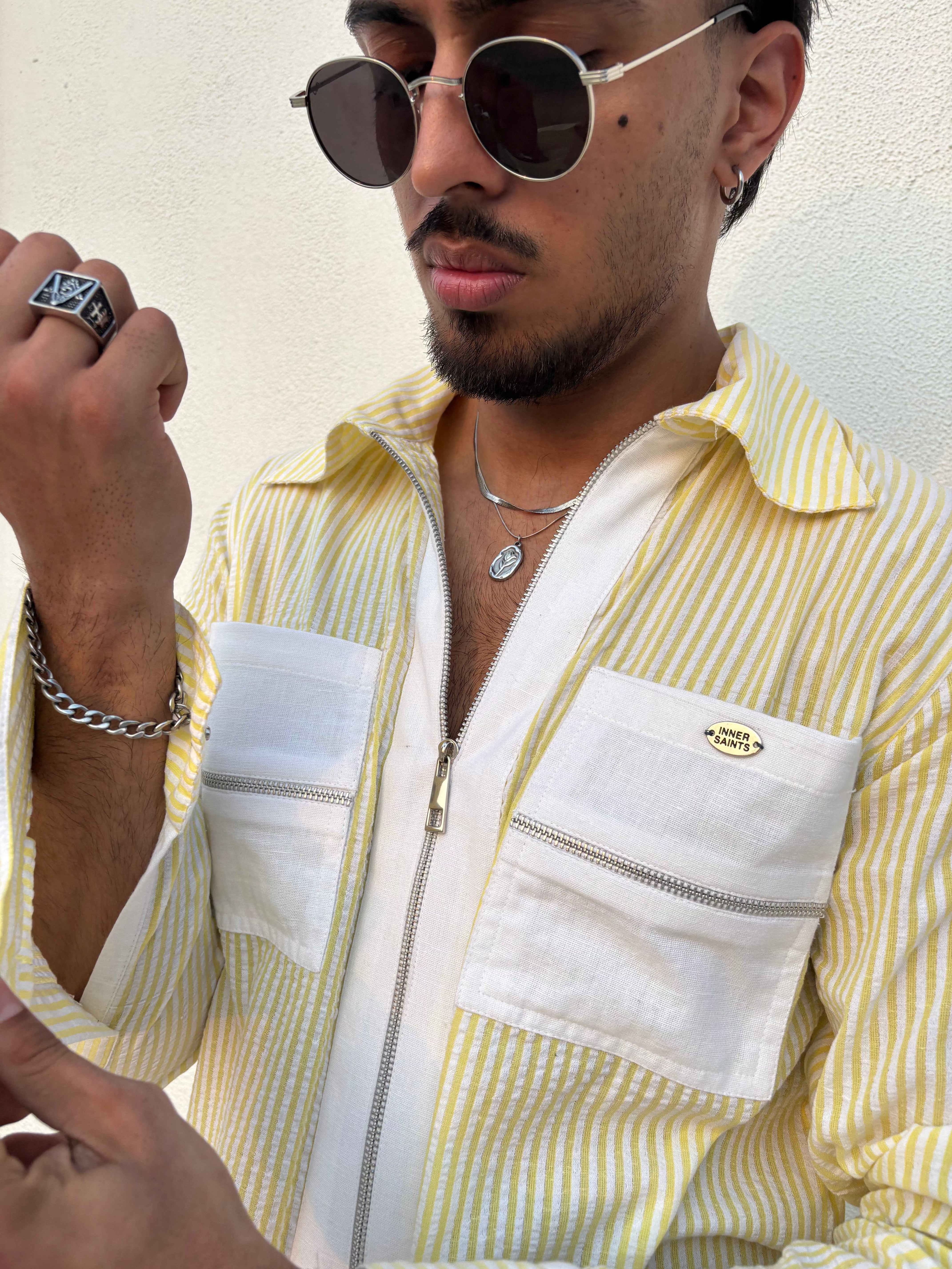 Yellow Stripe Shirt