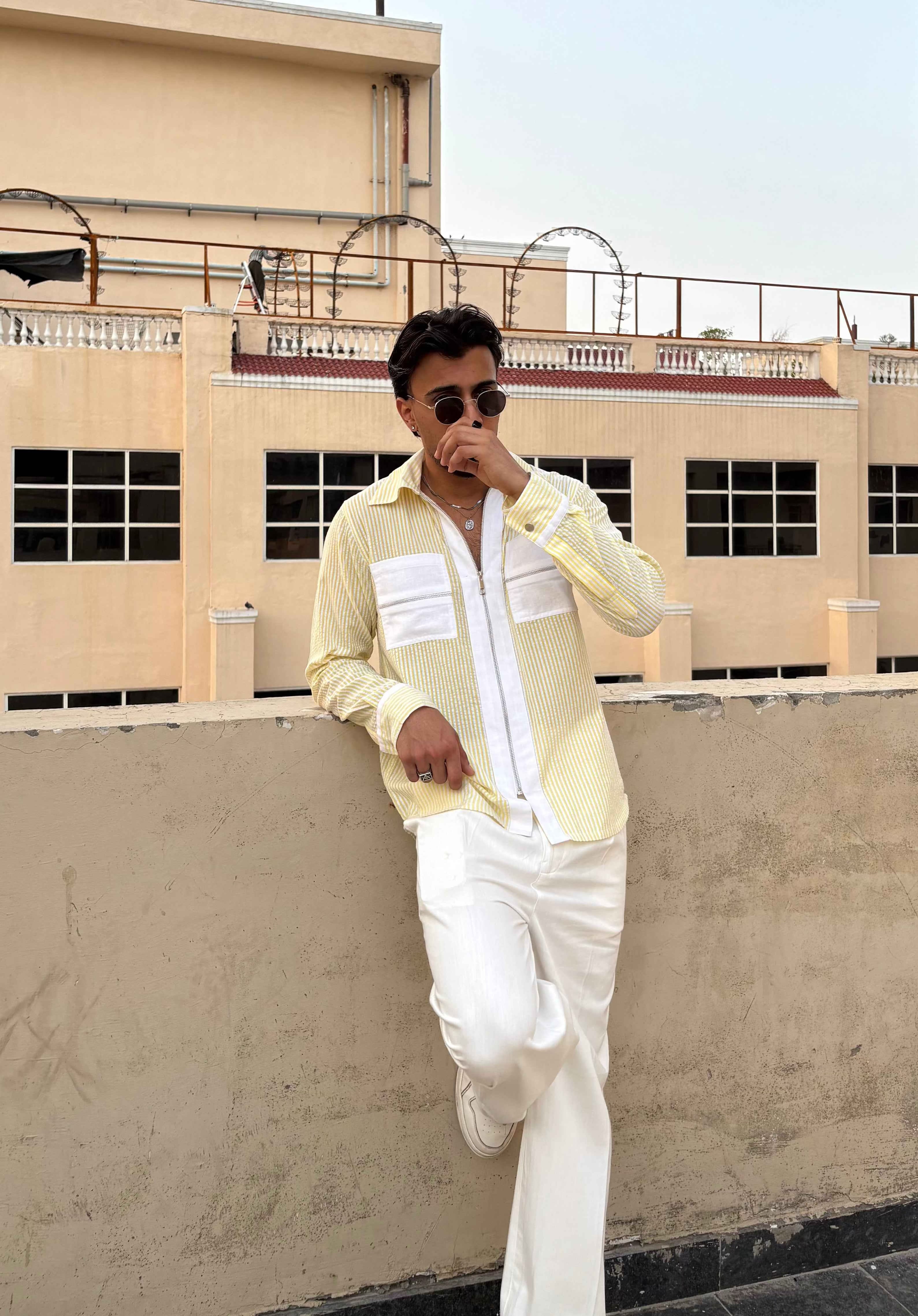 Yellow Stripe Shirt
